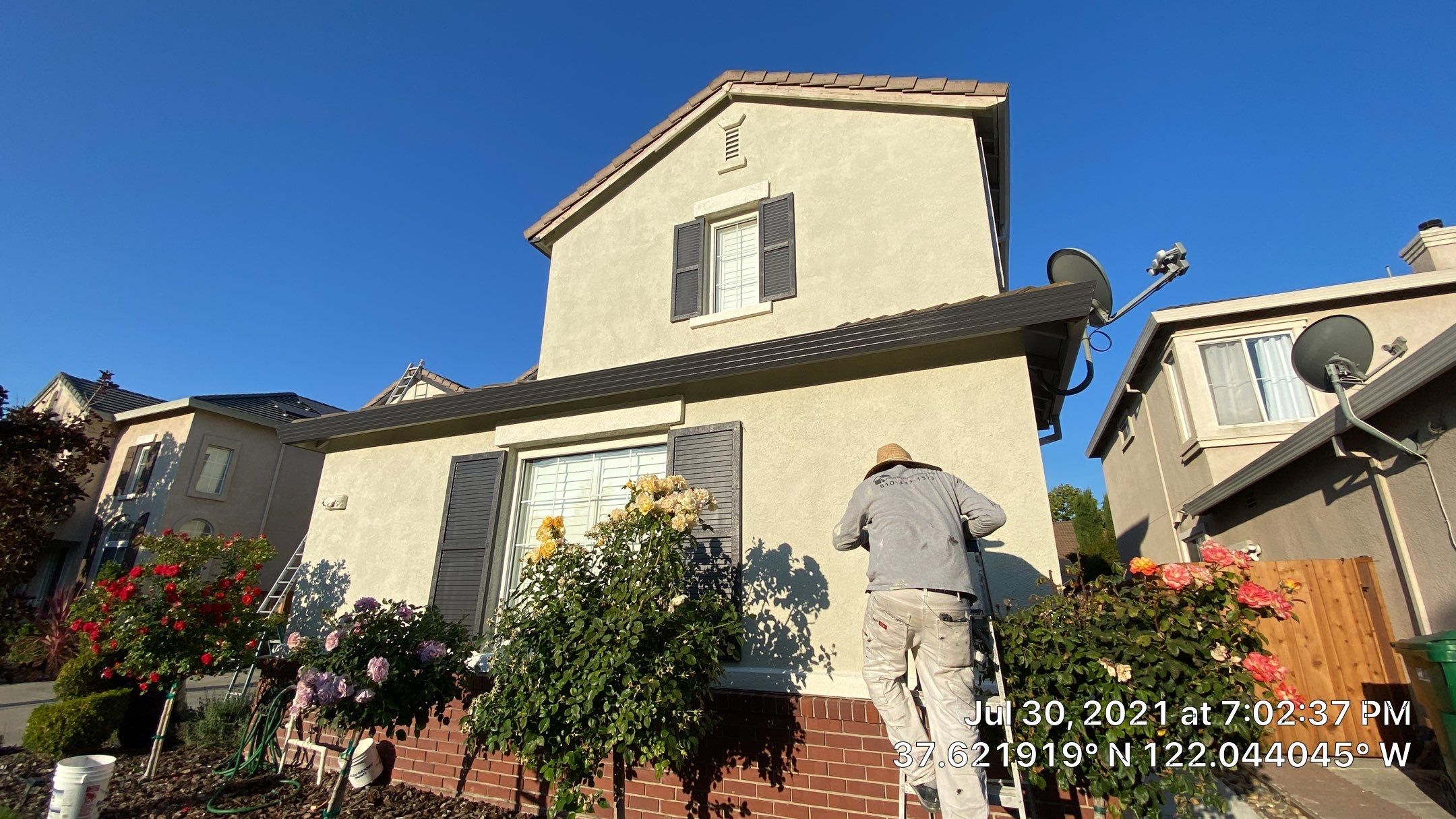 Exterior Painting  Elastomeric by Herrera’s Bay Area Painting inc.