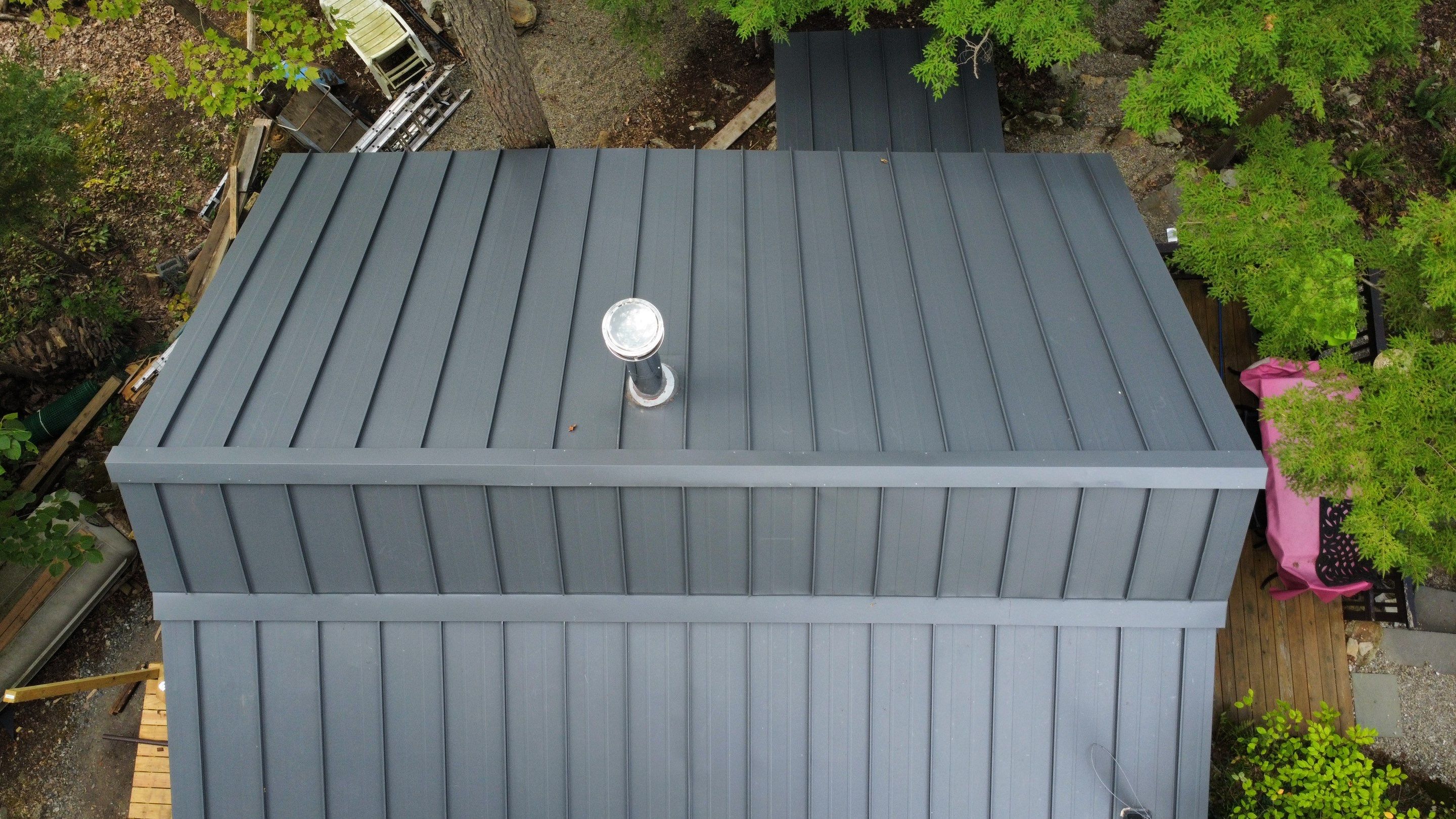 Standing Seam Metal Roof using Aluminum 032GA by CMNG LLC