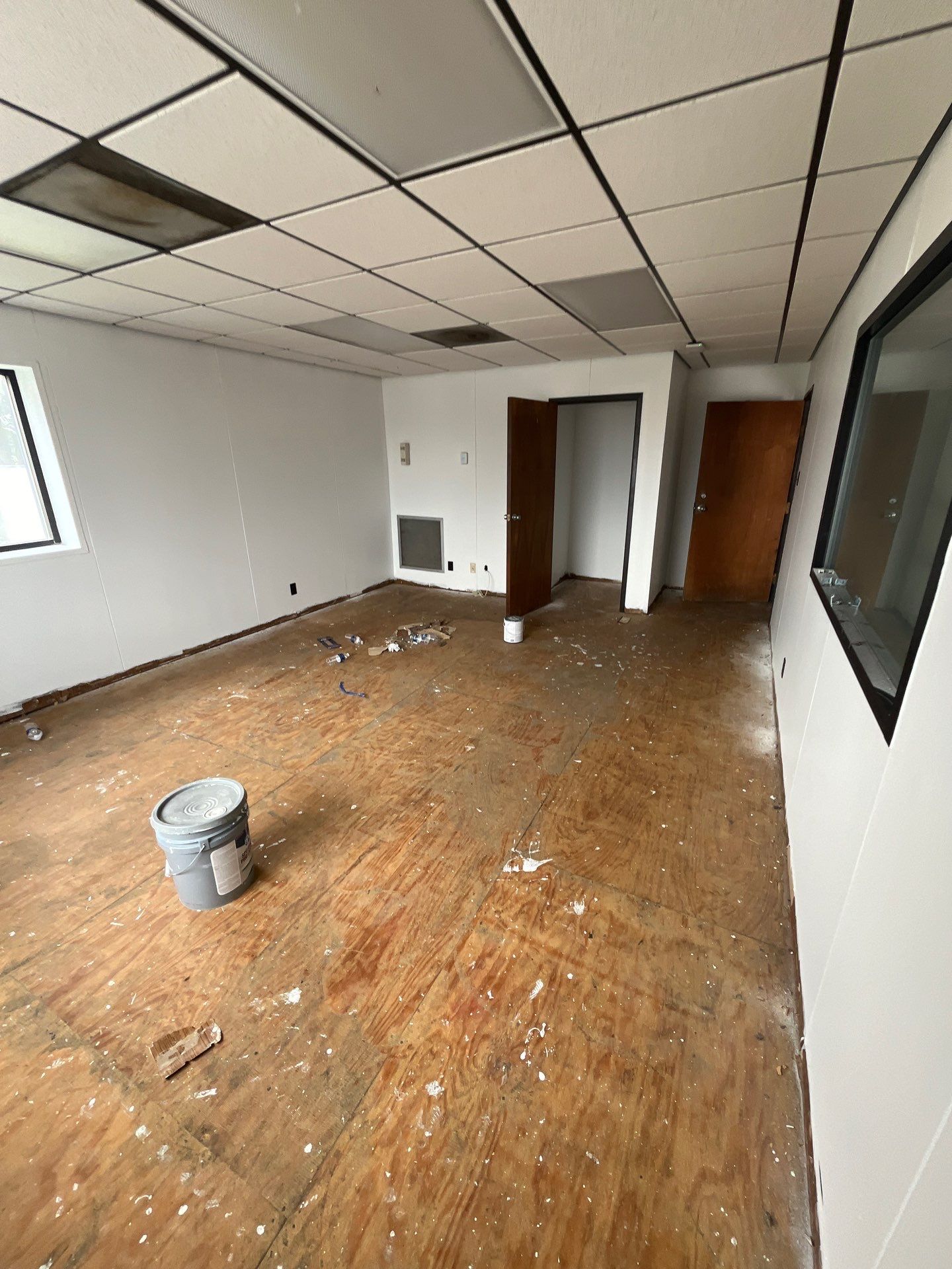 Commercial Remodel with Door Replacement  by L&T General Contractors and Restoration INC