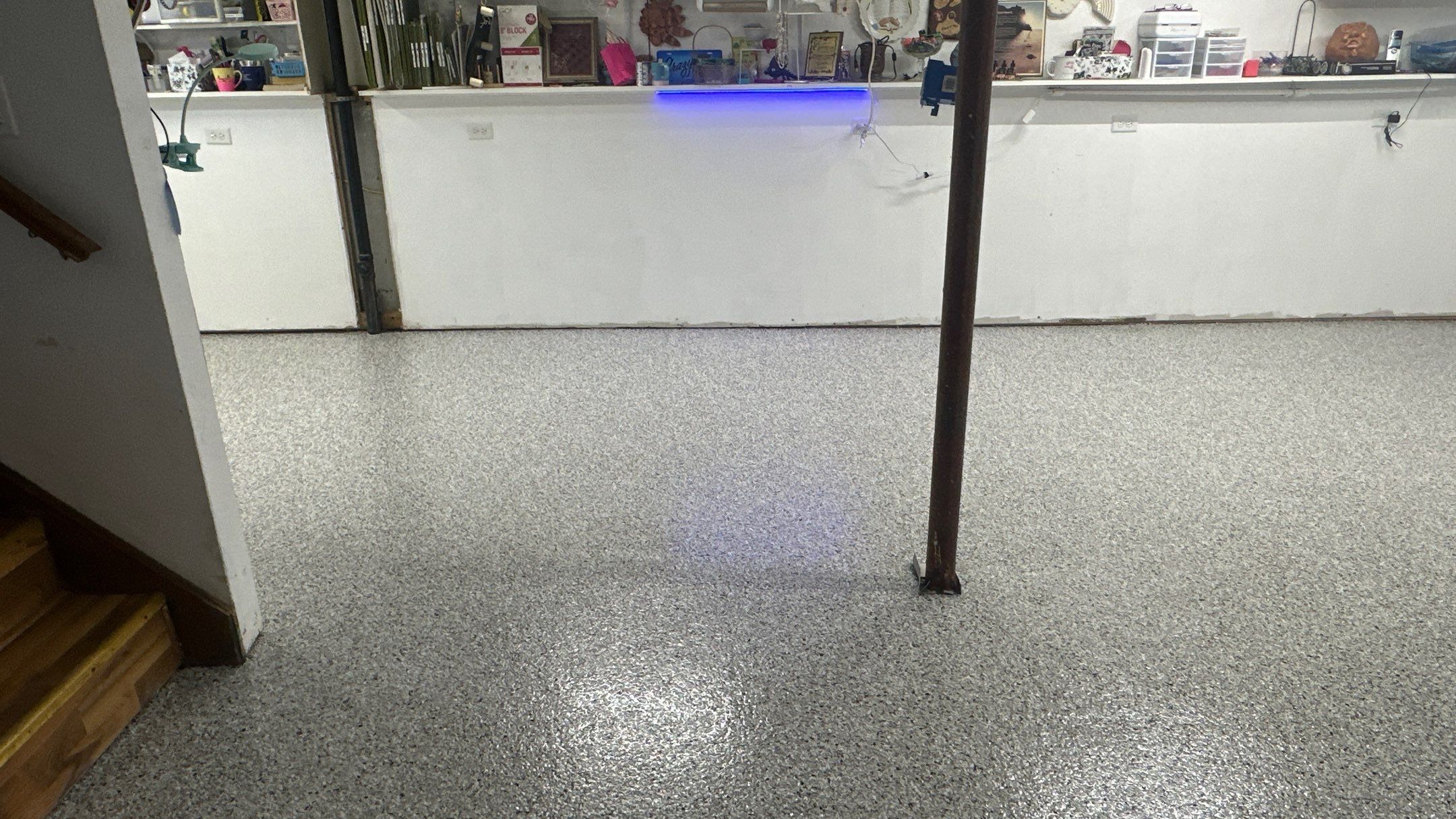Wayne K. made his dream floor a reality by Banner Garage
