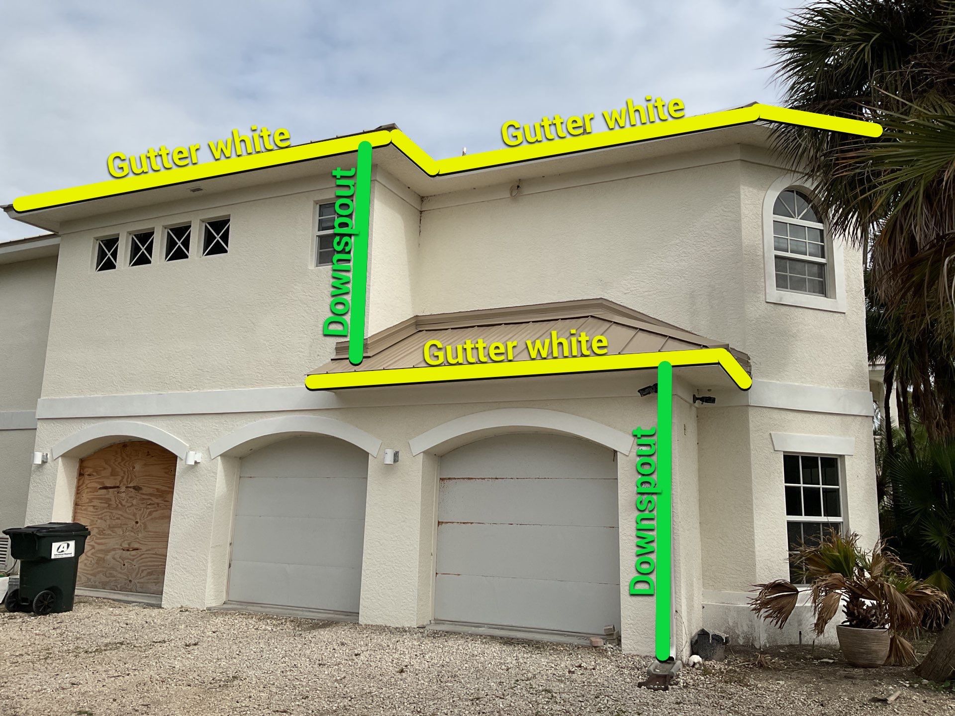 Commercial Gutters for Resorts in Sanibel FL by Gutter Professors