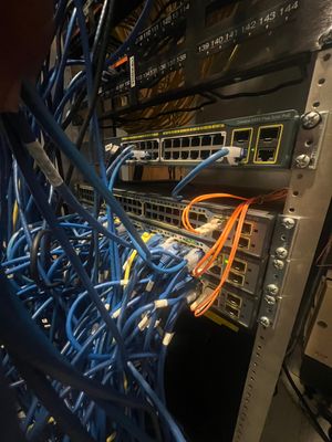 Structured cabling installation by CimaSolutions