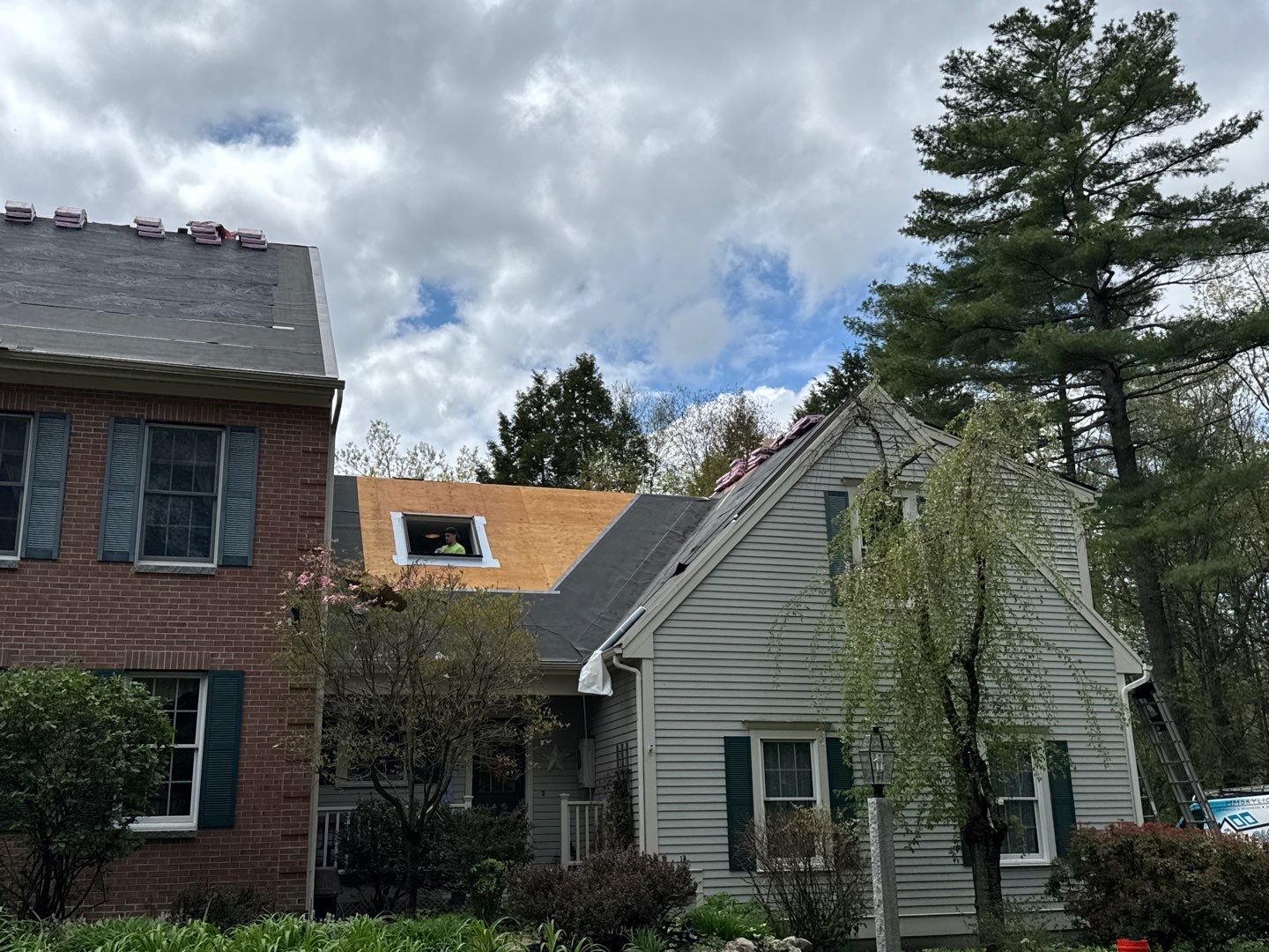 Veterans Helping Veterans – Full Roof Transformation with Owens Corning Driftwood! by Sensible Home Solutions