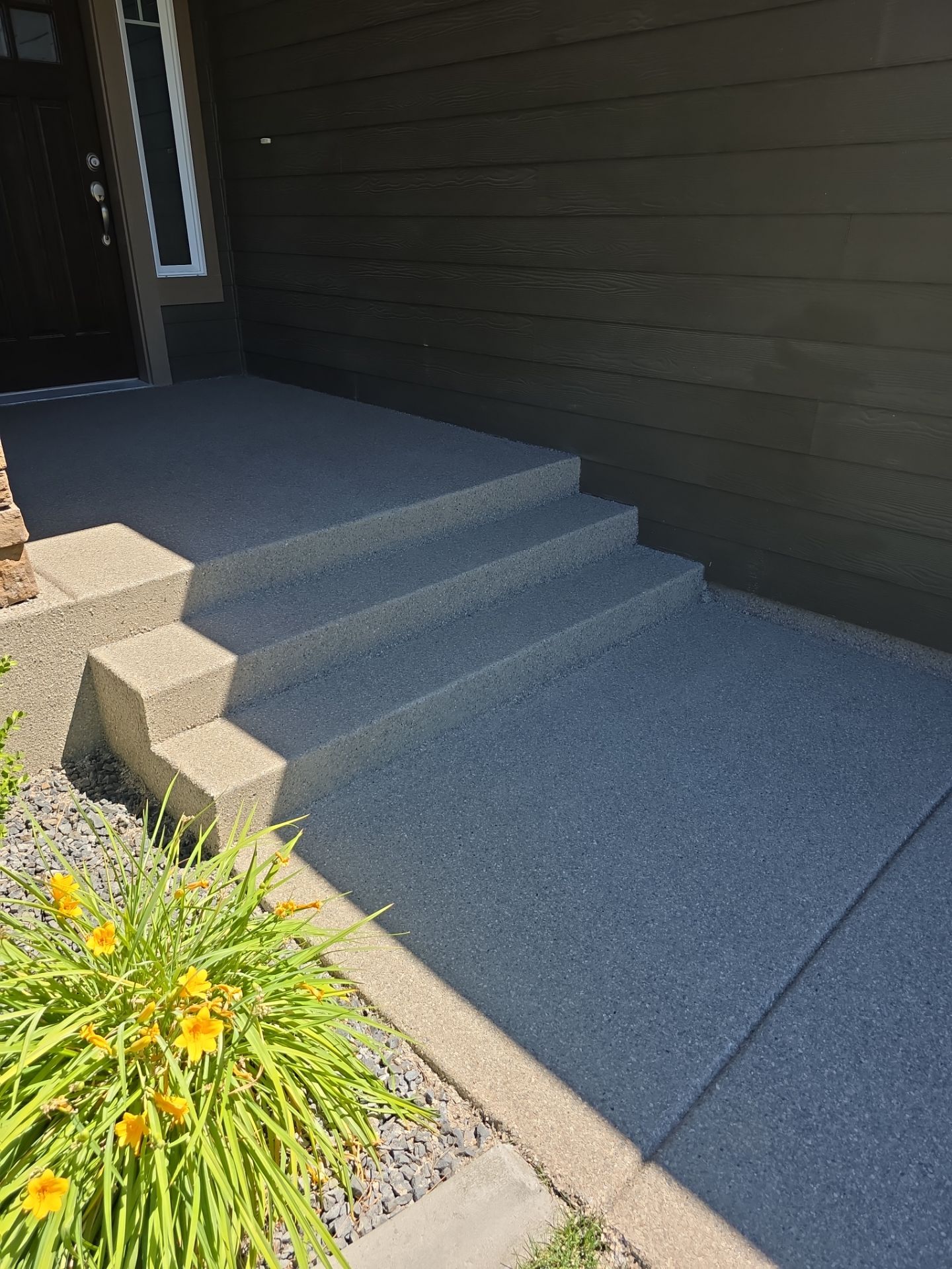 Patio Transformation using Flint by Croc Coatings, LLC
