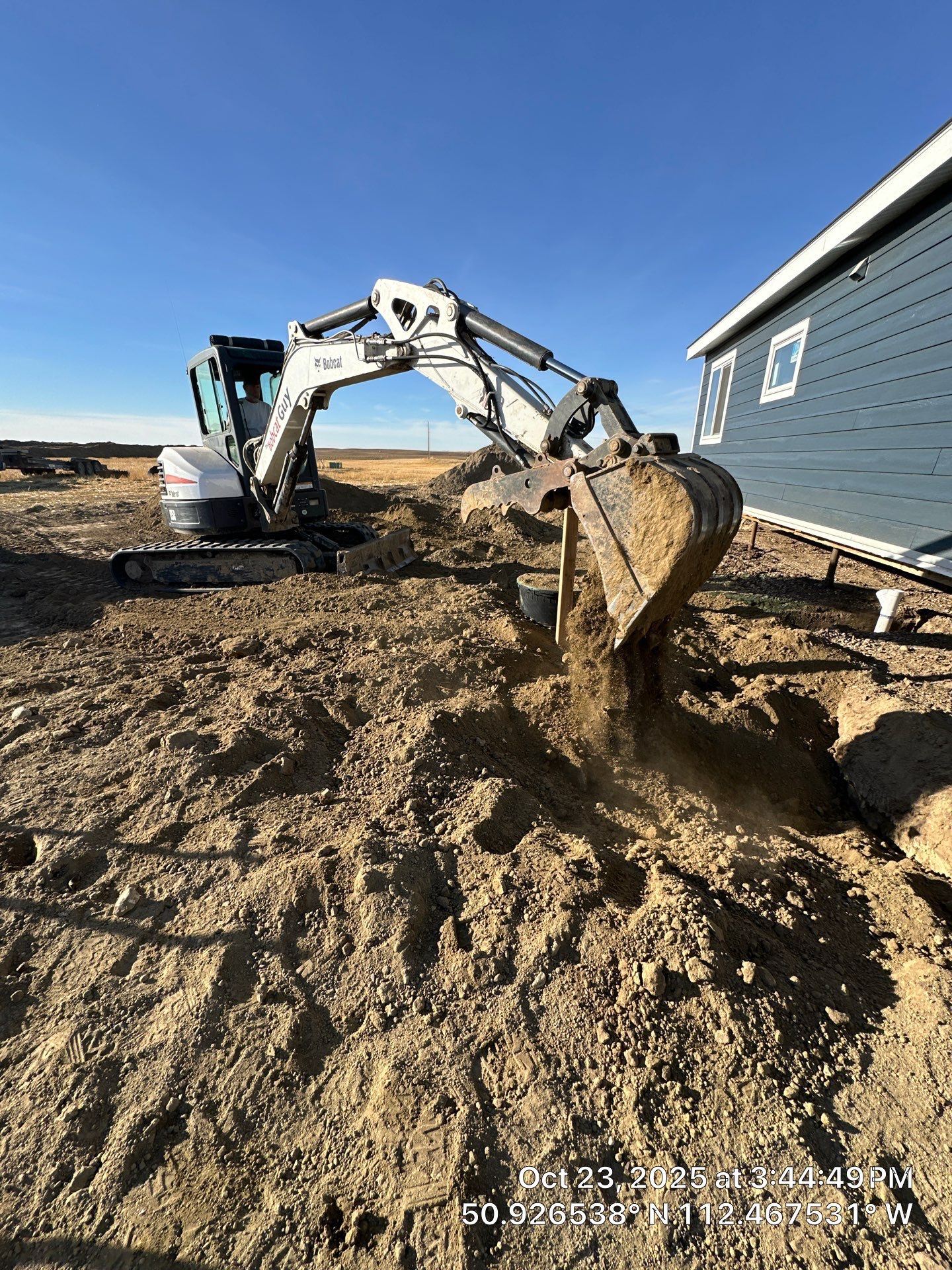 Full Septic System Installation With Polyethylene Tanks In Alberta by Septic Medic Inc.