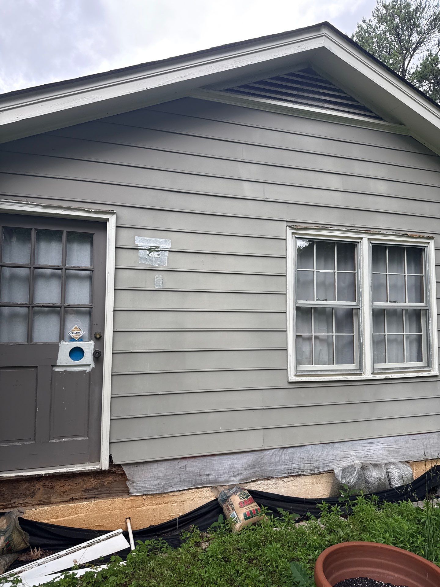 Siding and Rotten Wood Replacement with Exterior Painting in Atlanta, GA by Nelson Exteriors 