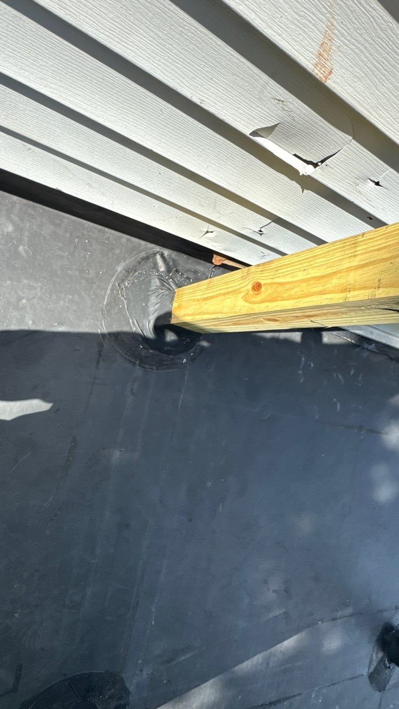 EPDM Flat Roof Installation with ISO Board on Existing Structure by Sensible Home Solutions