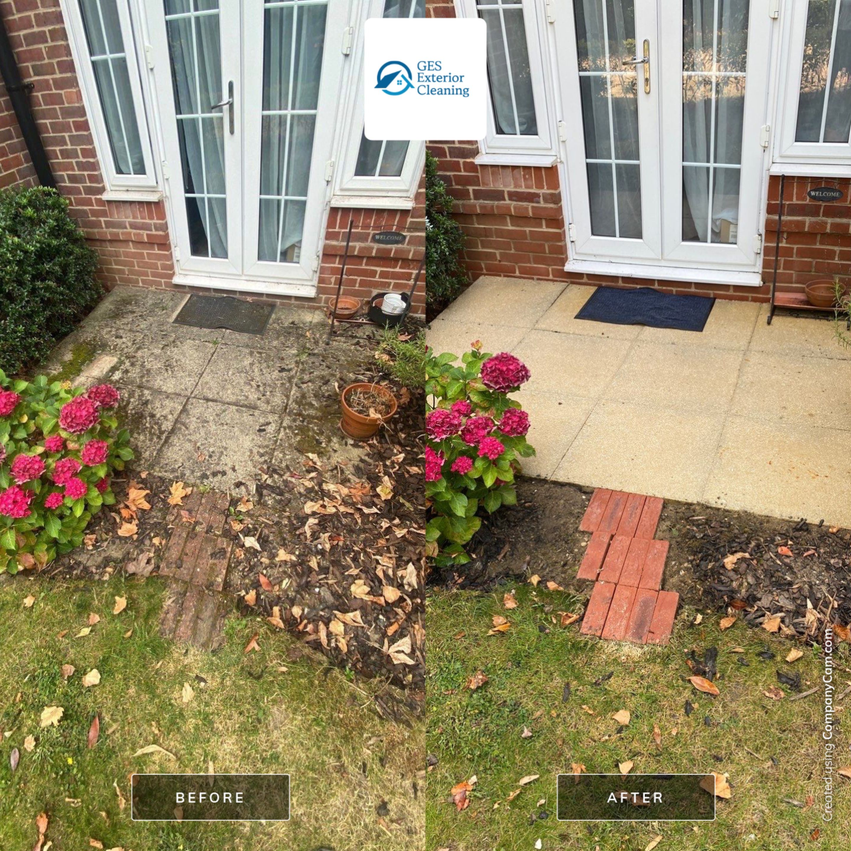 Exterior Cleaning using Honda 15lpm Low Pressure Washing Machine by Ges Exterior Cleaning ltd