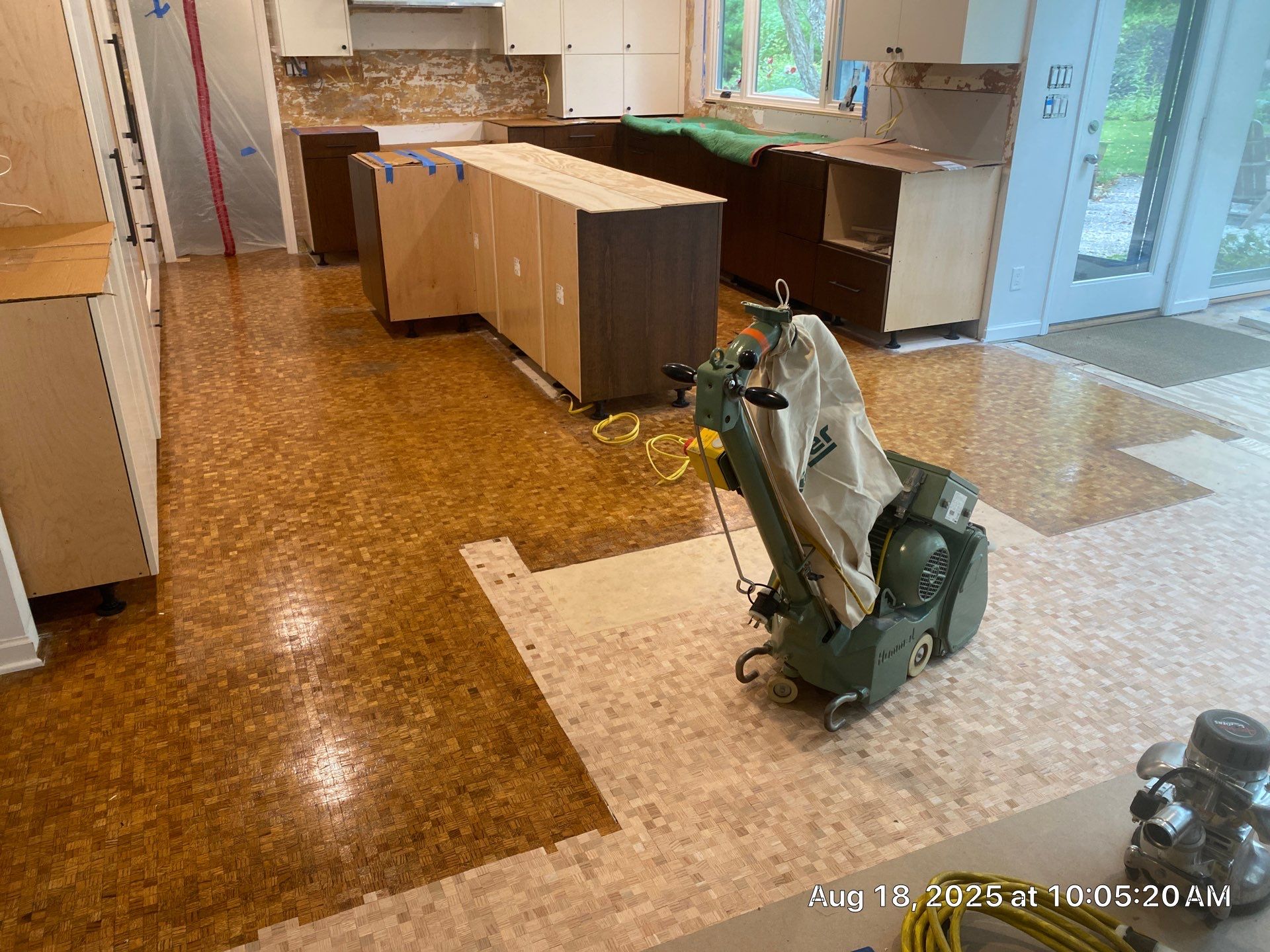 UNIQUE MID CENTURY MODERN Square Wood Tile Floor by RTBaldwin Hardwood Floors