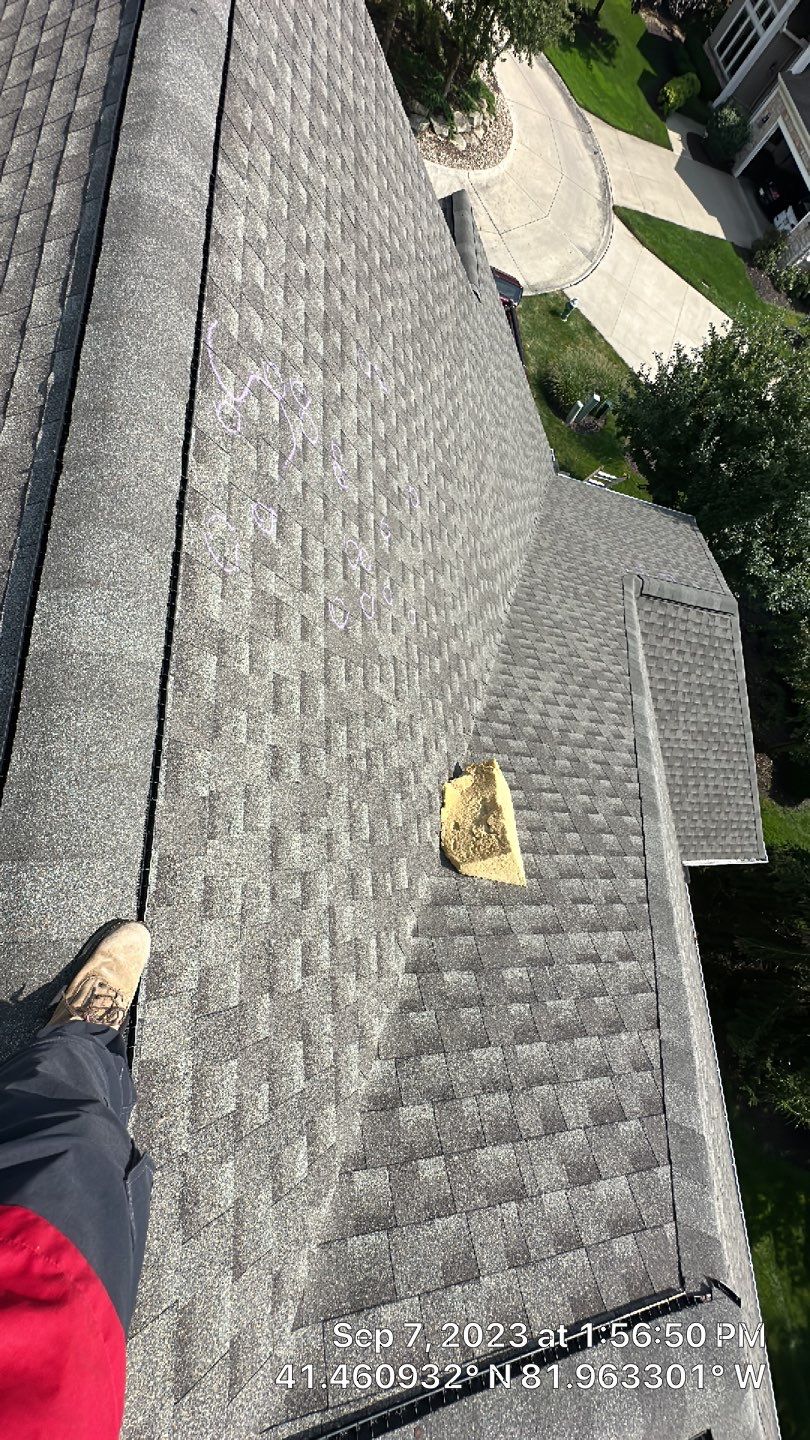 Residential Roof Replacement using Owens Corning Duration, Driftwood by Absolute Roofing and Construction