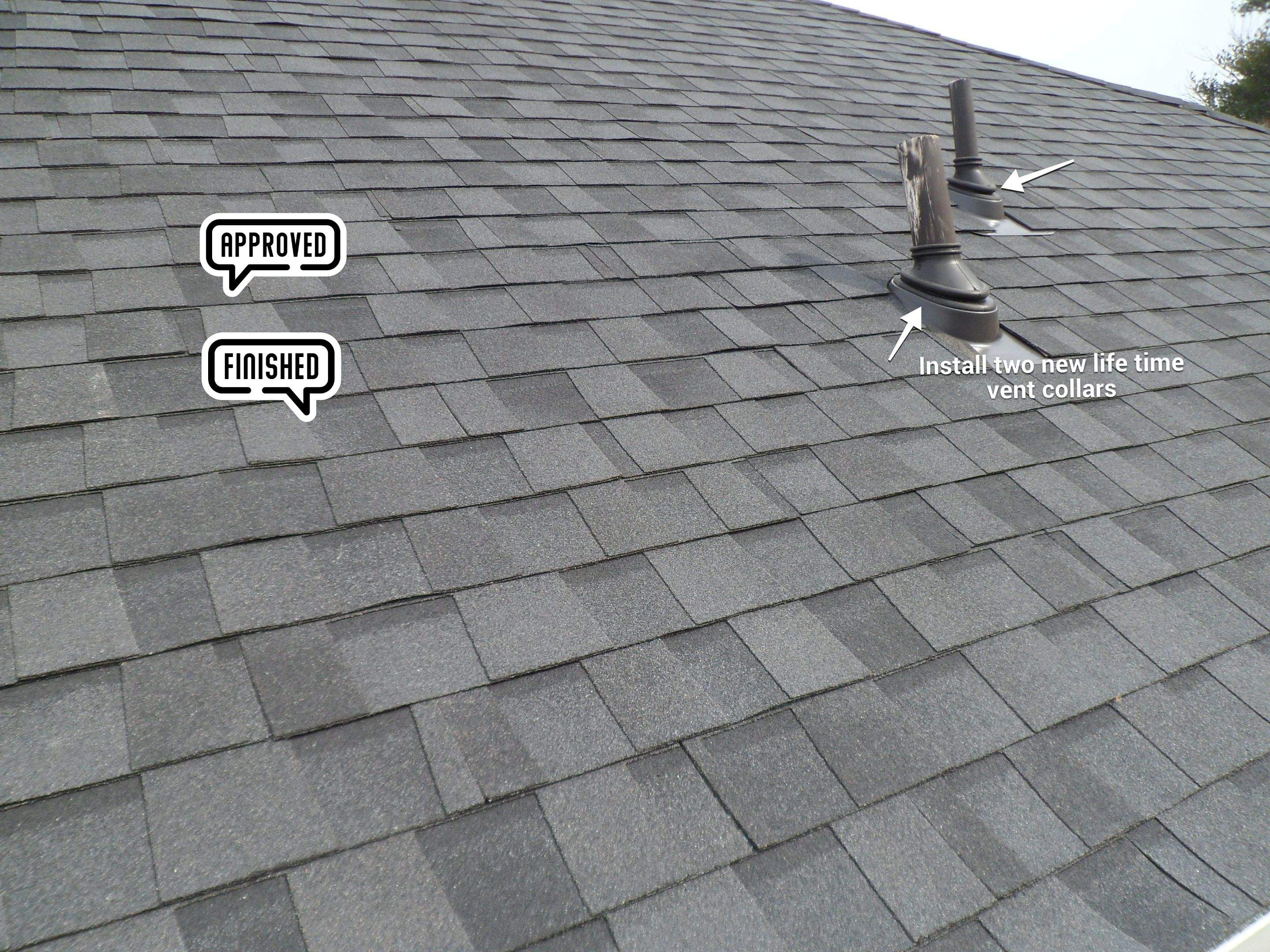 New Roof Installation & New Gutters and downspouts  by Alpha Design Services