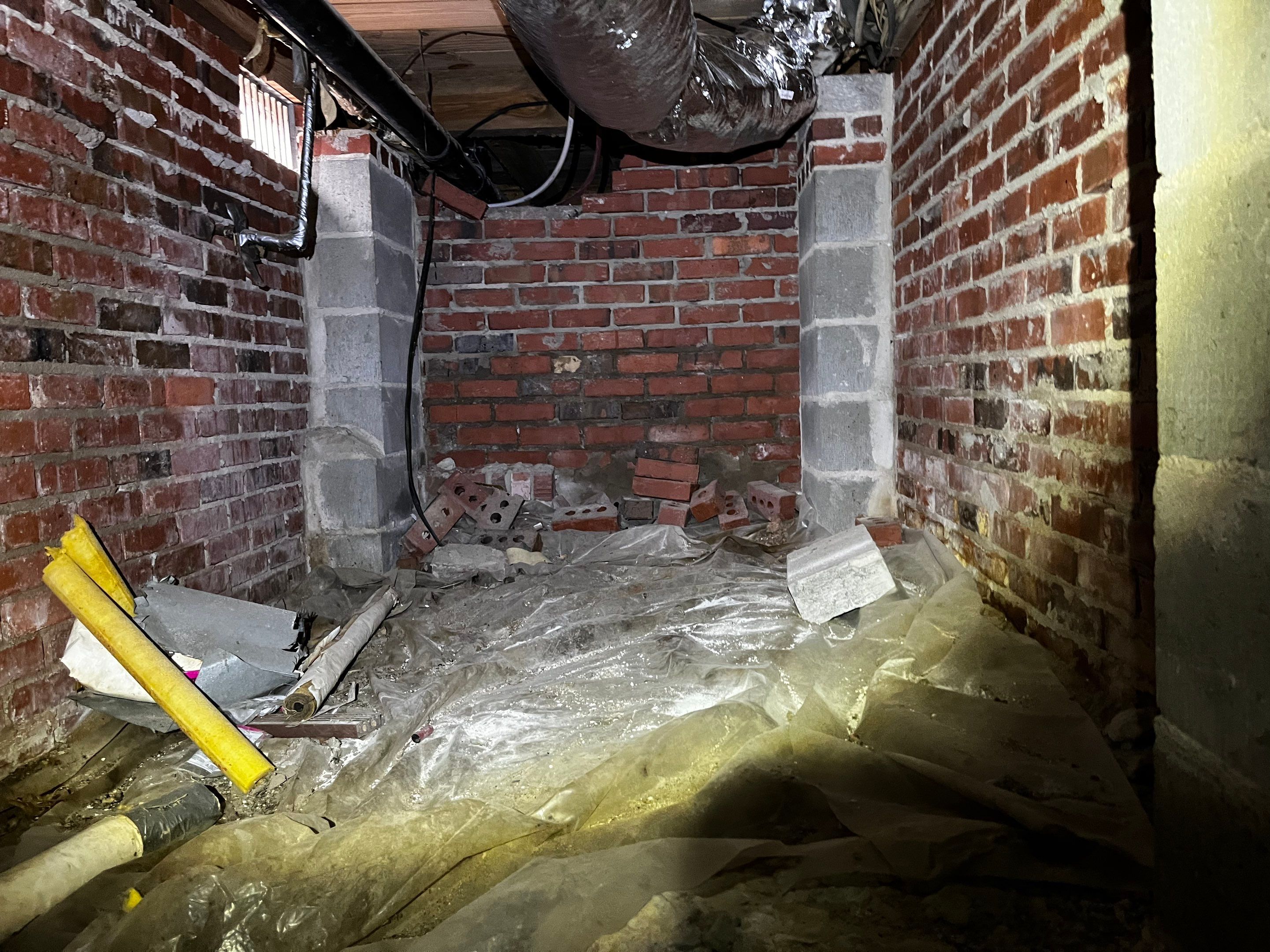 Impact Choice Encapsulation with new piers and crawlspace door. by Impact Crawlspace
