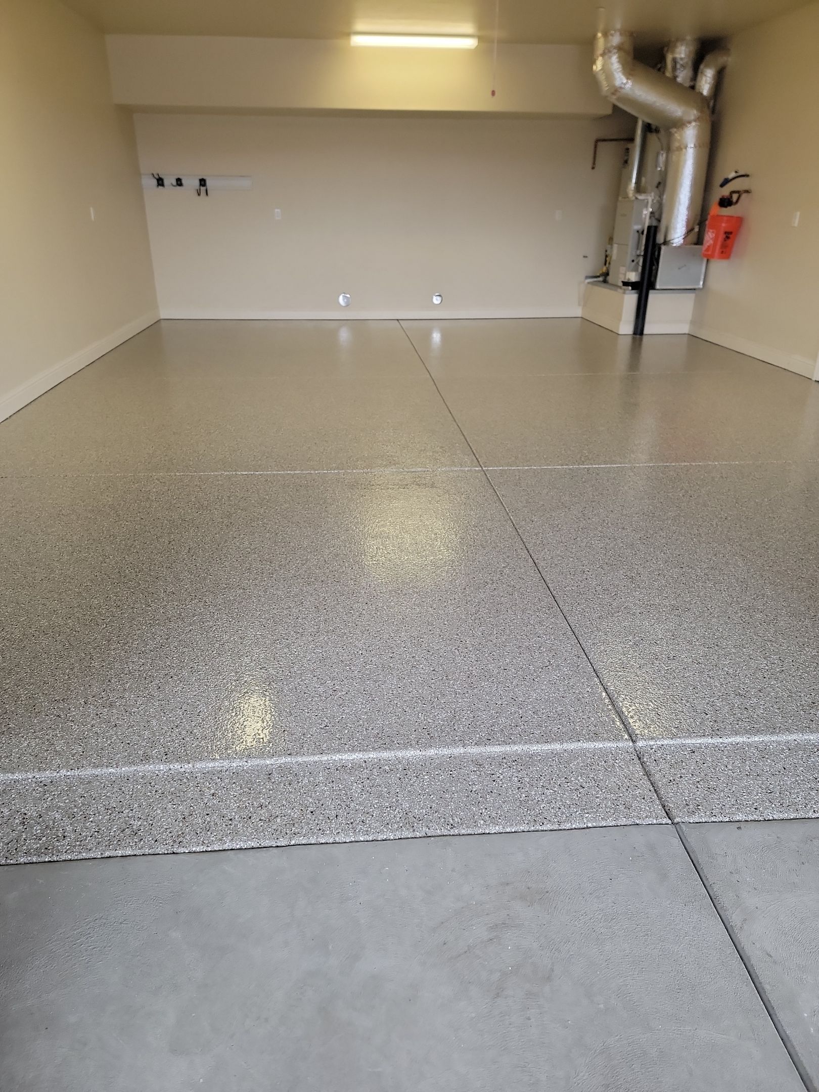 Penntek Garage Floor Coating Installation in Pismo Beach by MGP Coatings