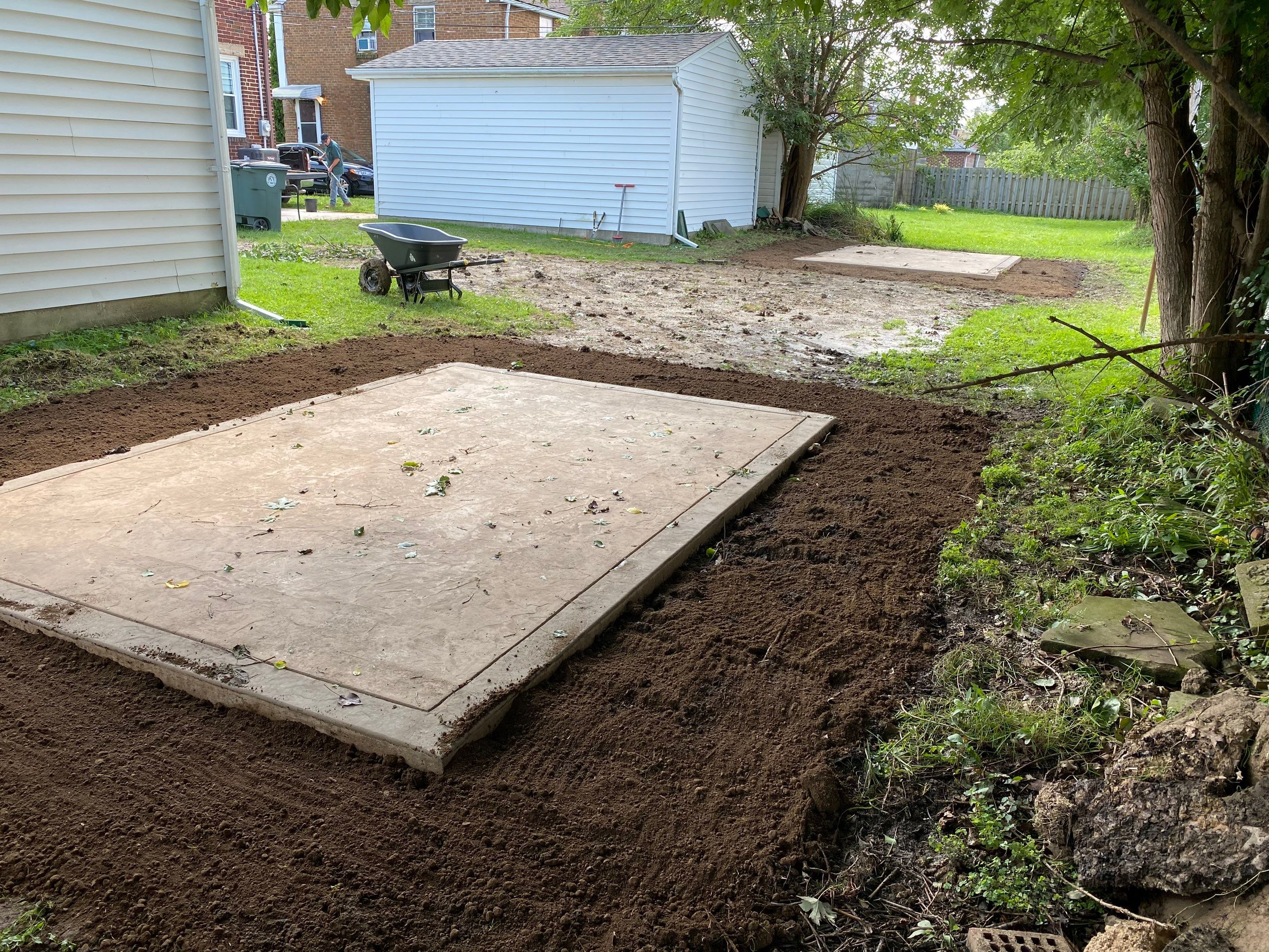 Patio Bed Install by Elm Rose Gardens