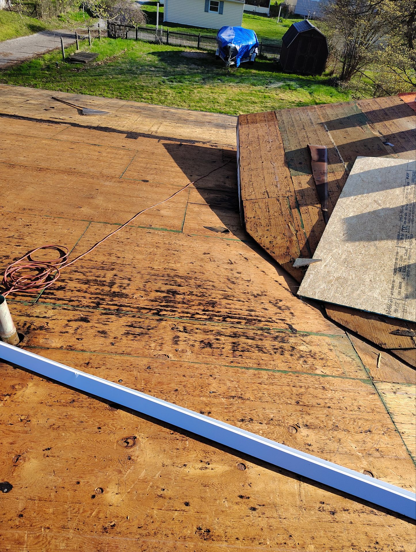 Residential Roofing Installation using GAF Timberline HDZ Pewter Gray by Rainstoppers Roofing