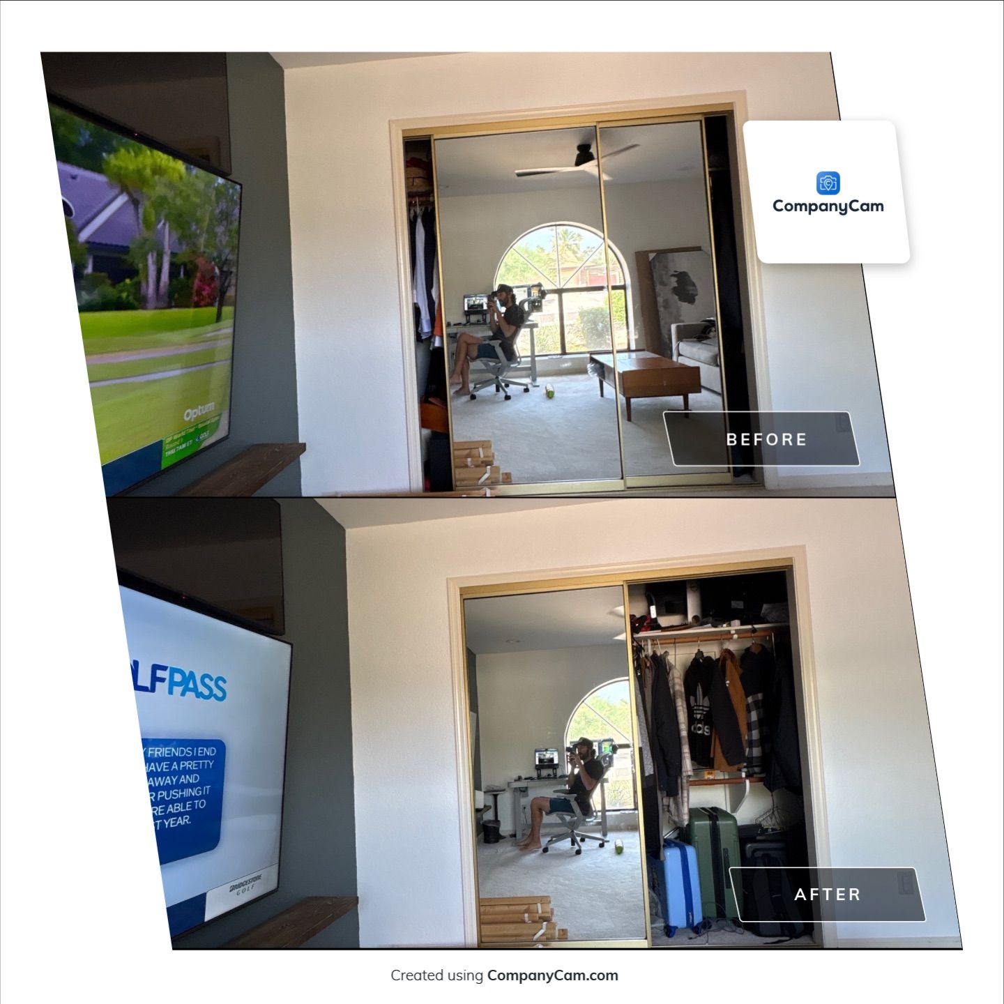 Modern AV Update and Home Office Installation in Phoenix by CompanyCam Sales Demo