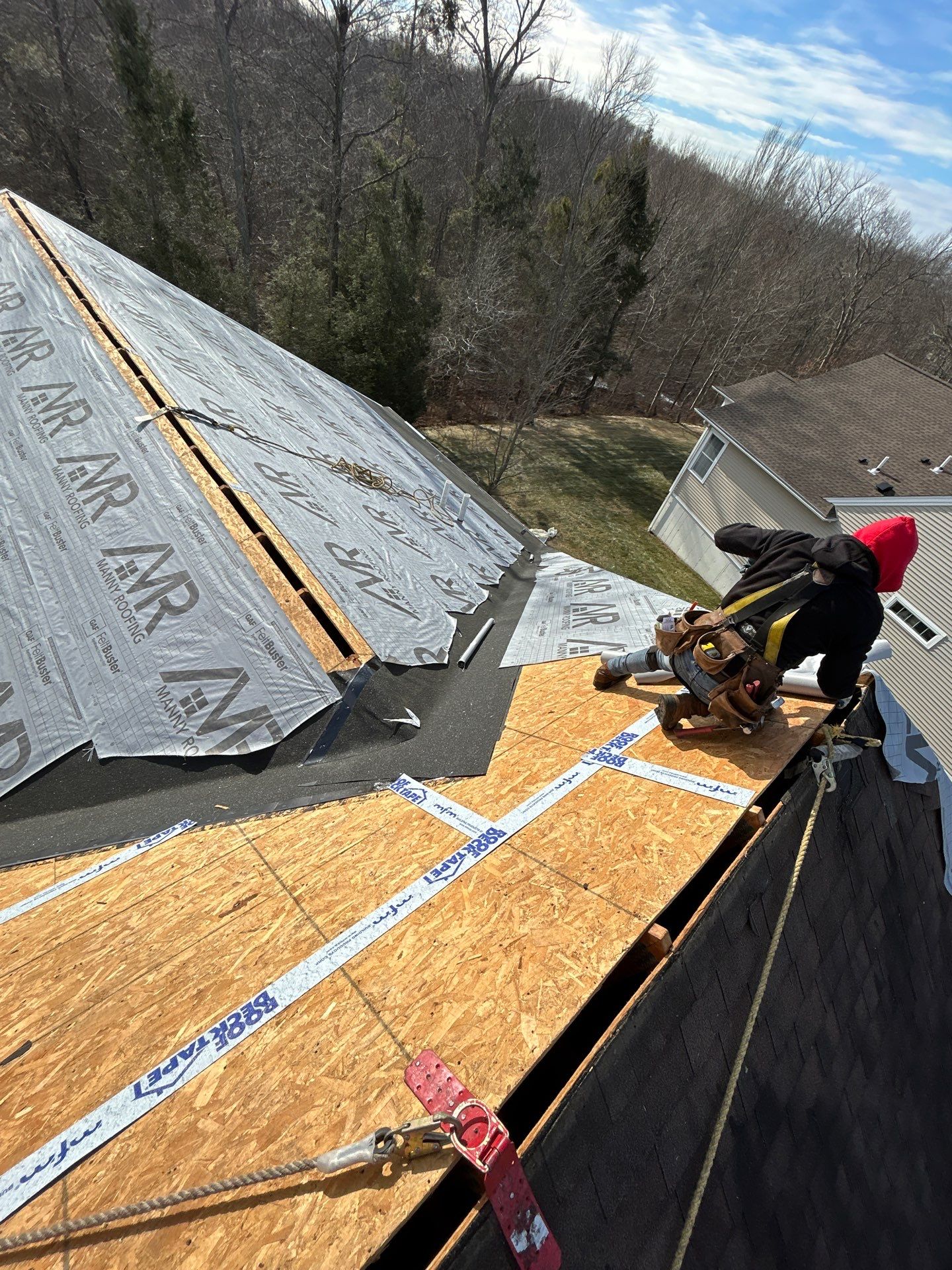 Residential Roofing Repair using GAF by Manny Construction LLC