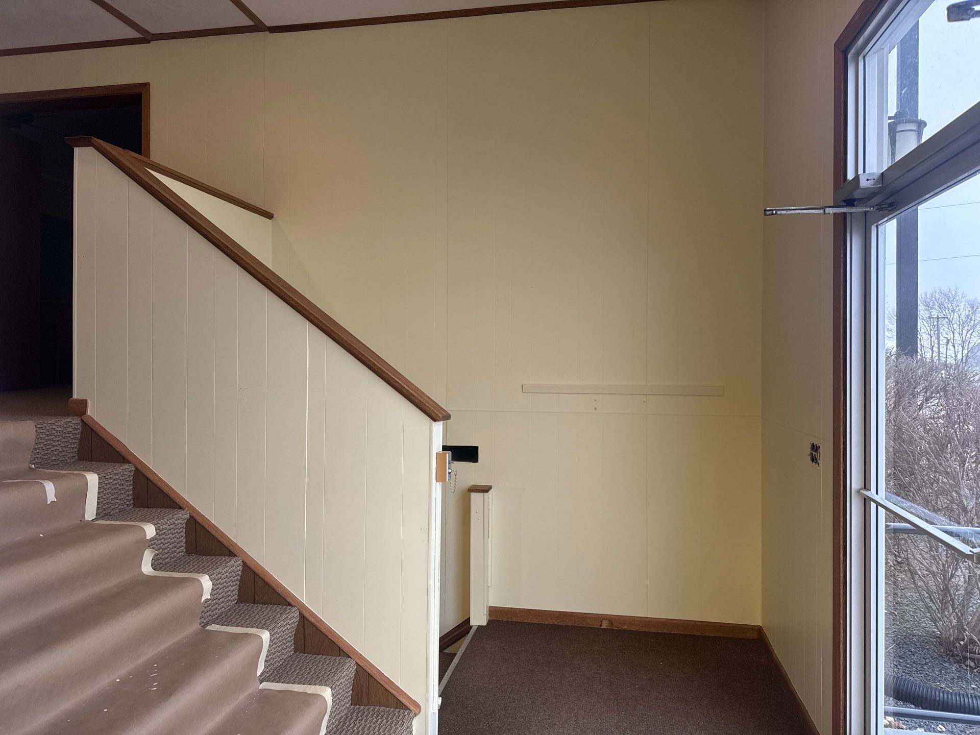 Interior Stairwell Transformation – Before & After by Midwest Paint LLC