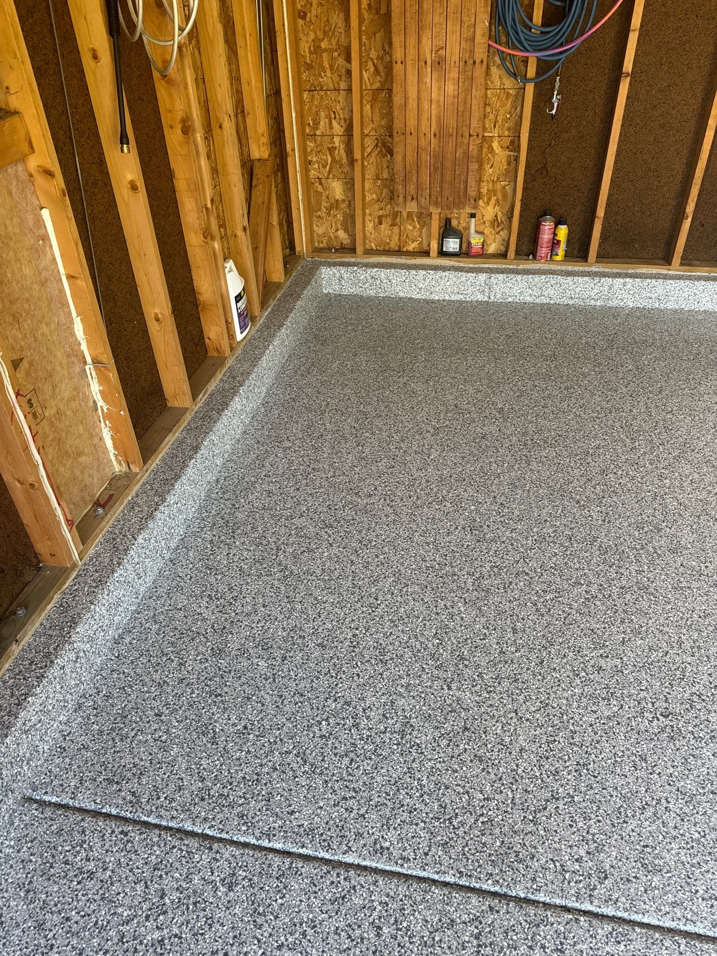 Gravel Flake Garage Floor  by Level 10 Coatings