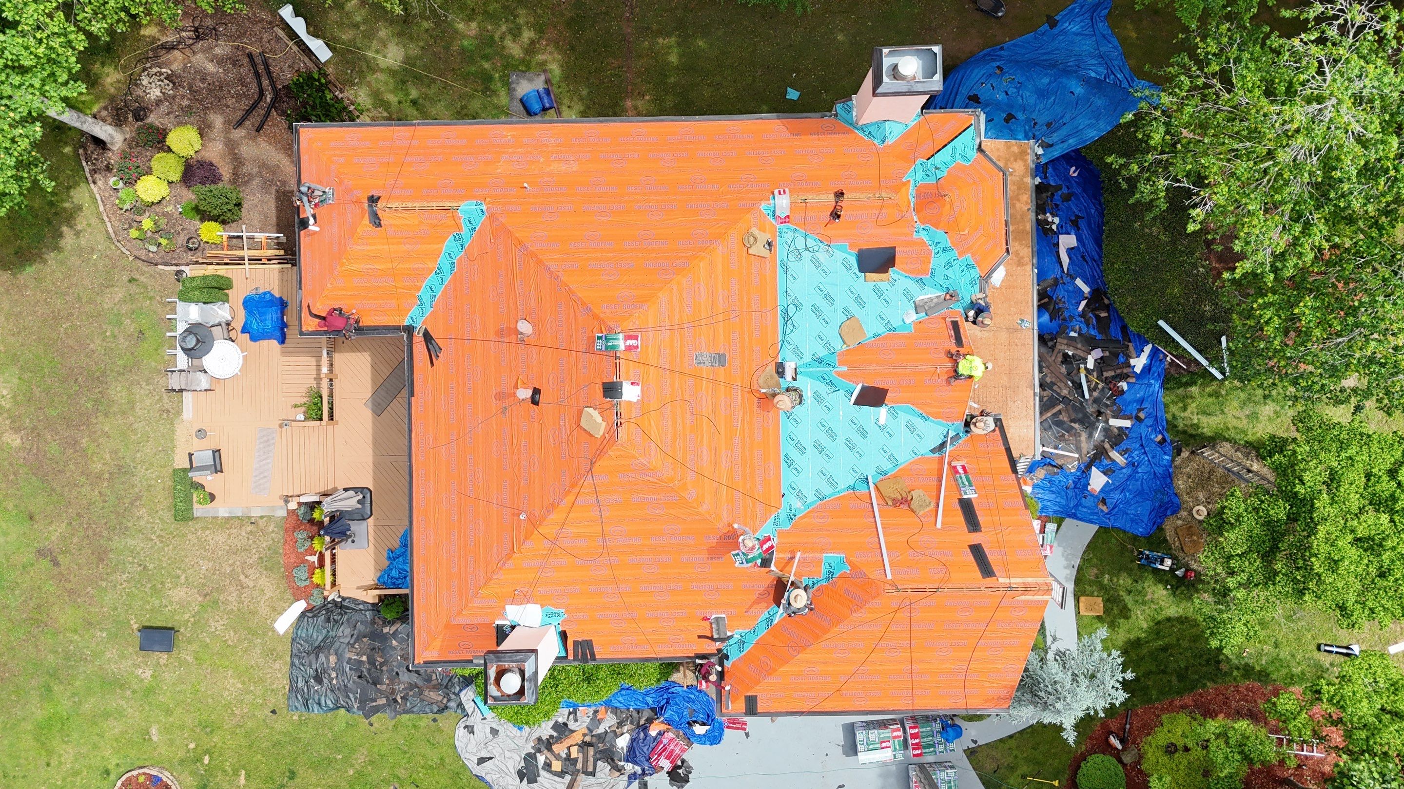 Alpharetta, GA Roof Replacement, GAF Timberline Ultra HDZ Weathered Wood by Reset Roofing