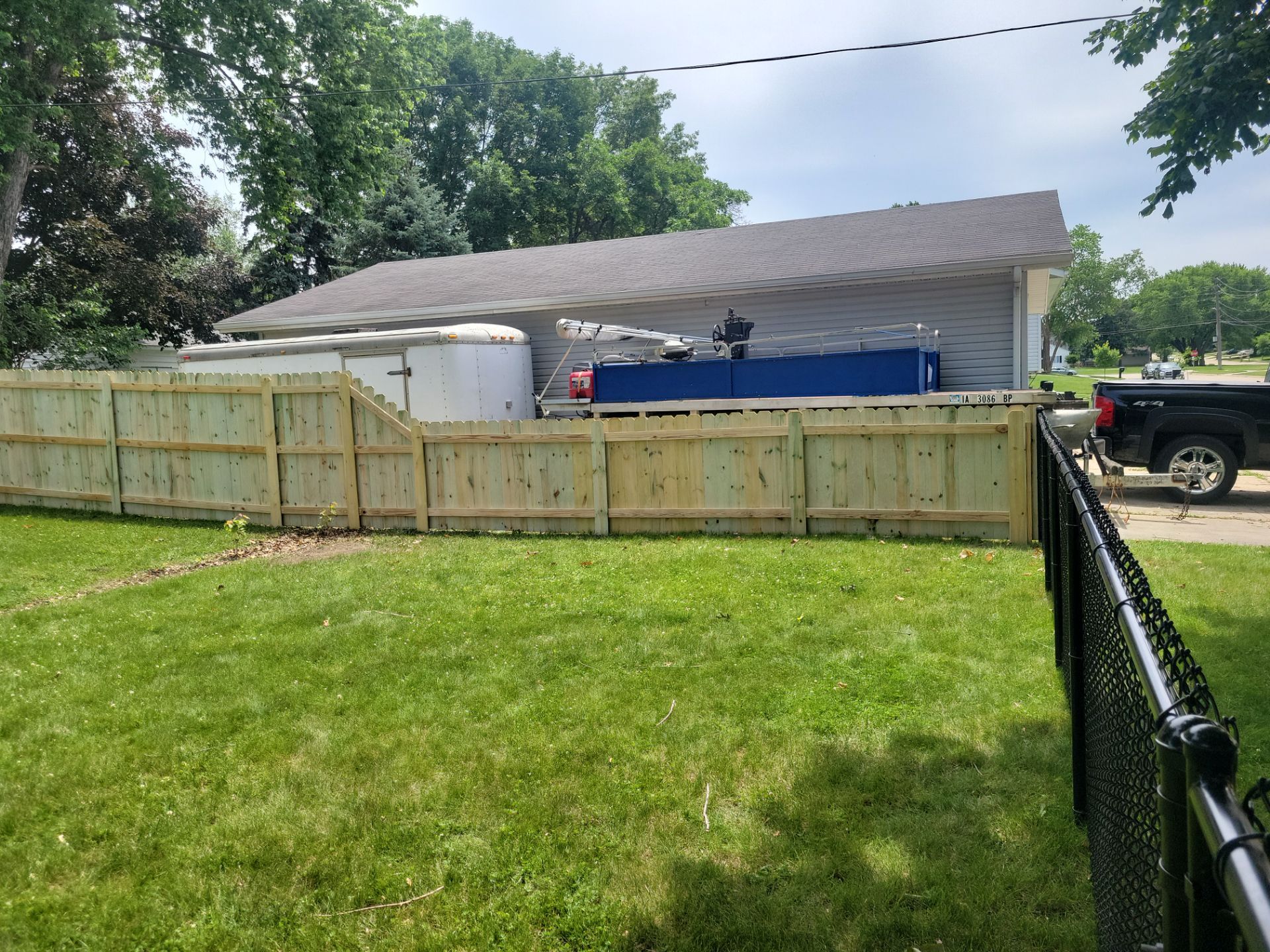 Project in Cedar Falls by Perfect Picket Fence and Stain
