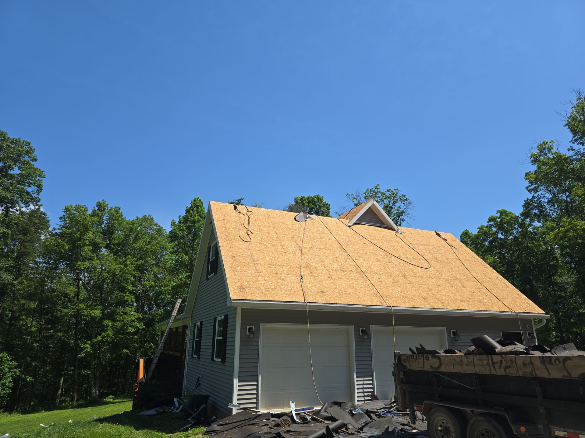 Residential Roofing Installation using GAF Timberline HDZ Pewter Gray by Rainstoppers Roofing