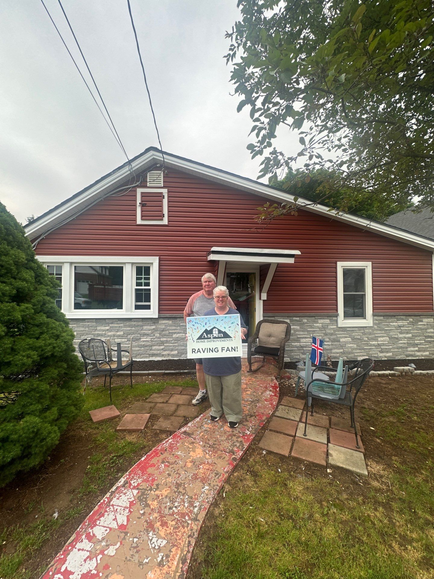 Whole Home Project Windows Doors Tando Stone Royal Siding by Aspen Home Improvements