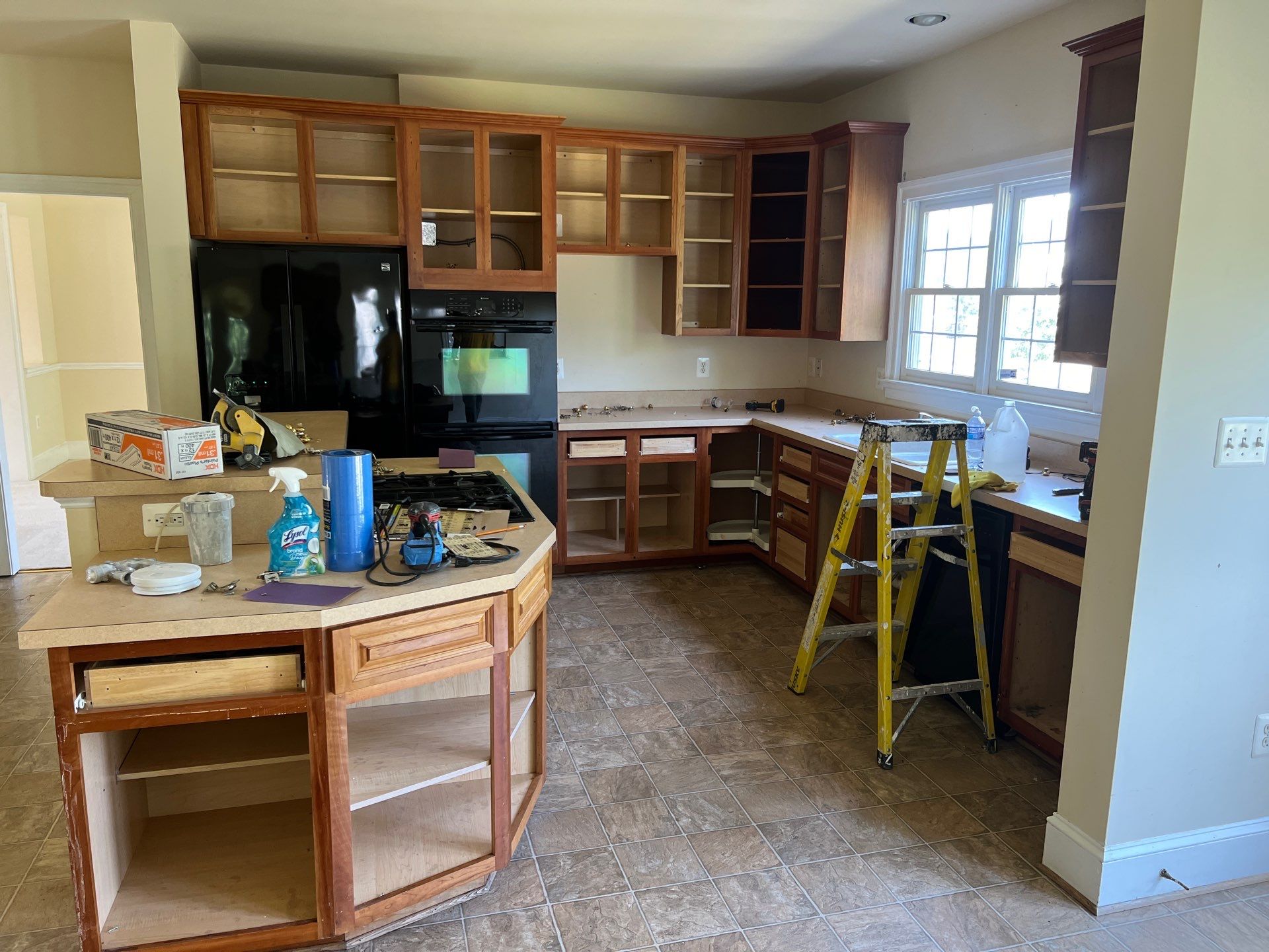 Cabinet & Countertop Refinishing in Bristow VA by Greenspring Construction Services