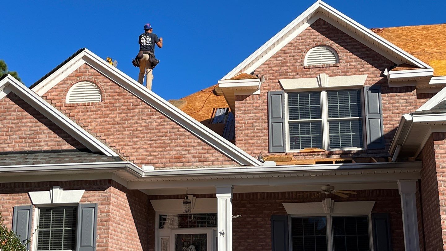 Roof Replacement using Owens Corning Oakridge Architectural Shingles by Midlands Roofing & Exteriors