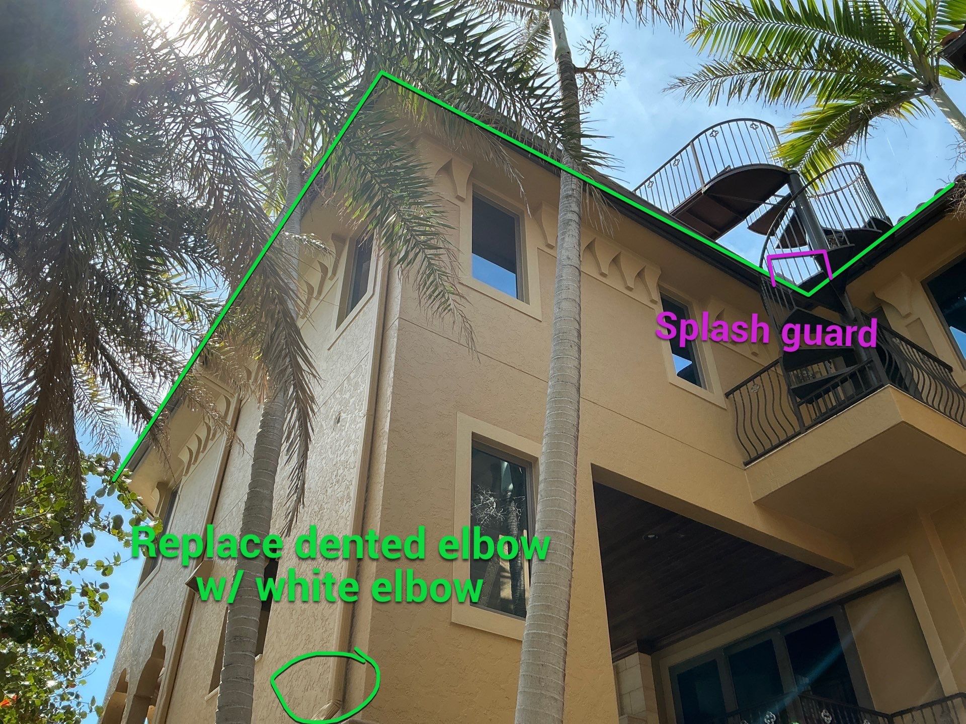 Bronze Gutters in Longboat Key FL by Gutter Professors