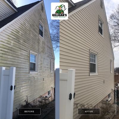 Exterior Cleaning using Softwashing