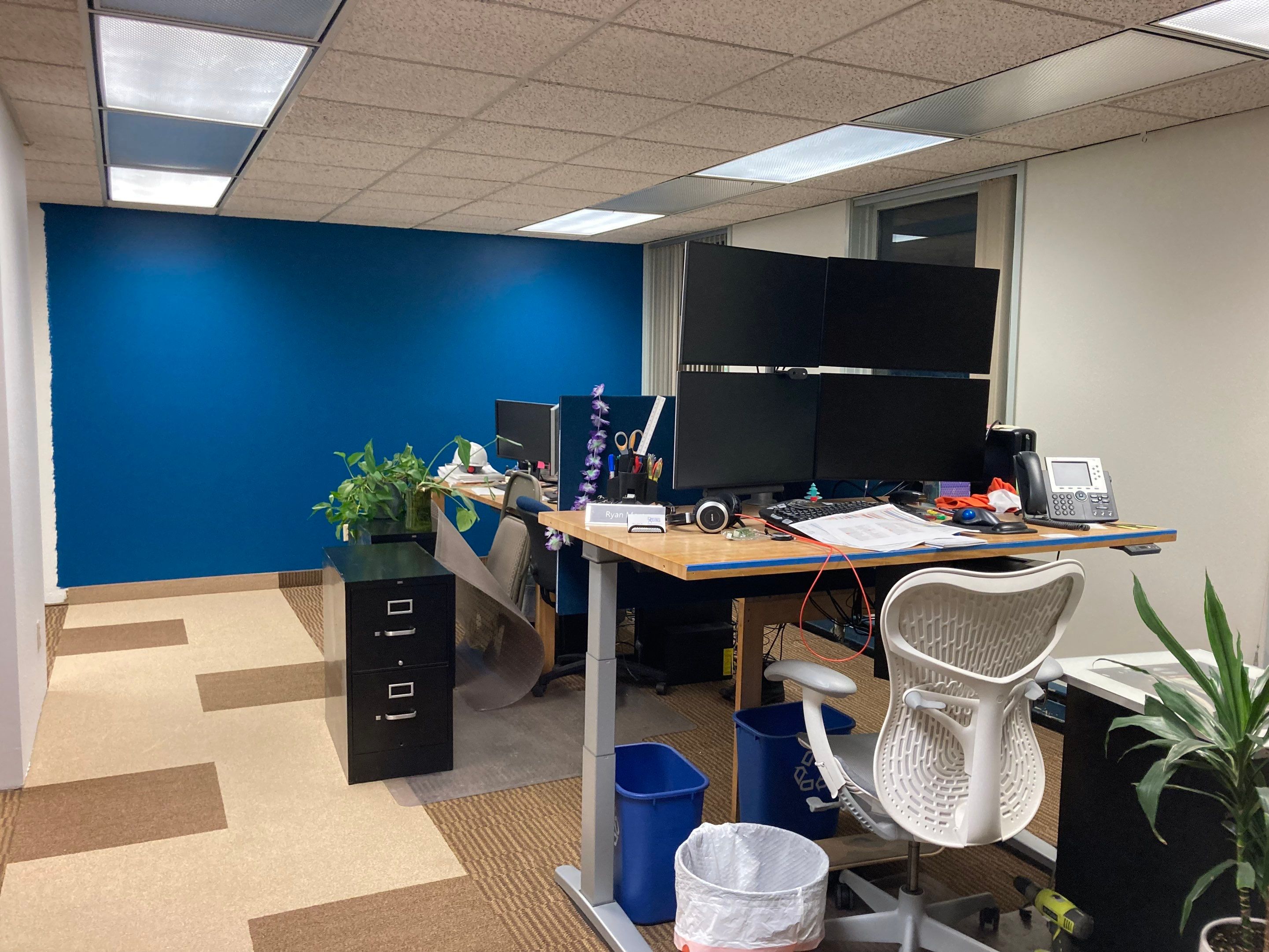 Amazing Workspace Transformation by Midnight Sun Painting