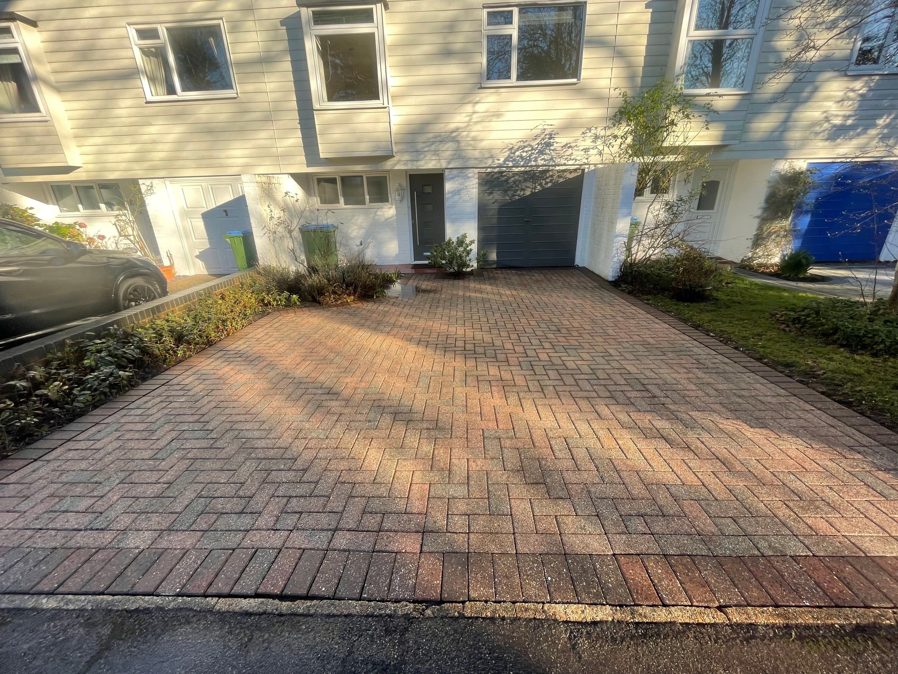 Driveway And Patio Clean using honda 21 ltr/min by Ges Exterior Cleaning ltd