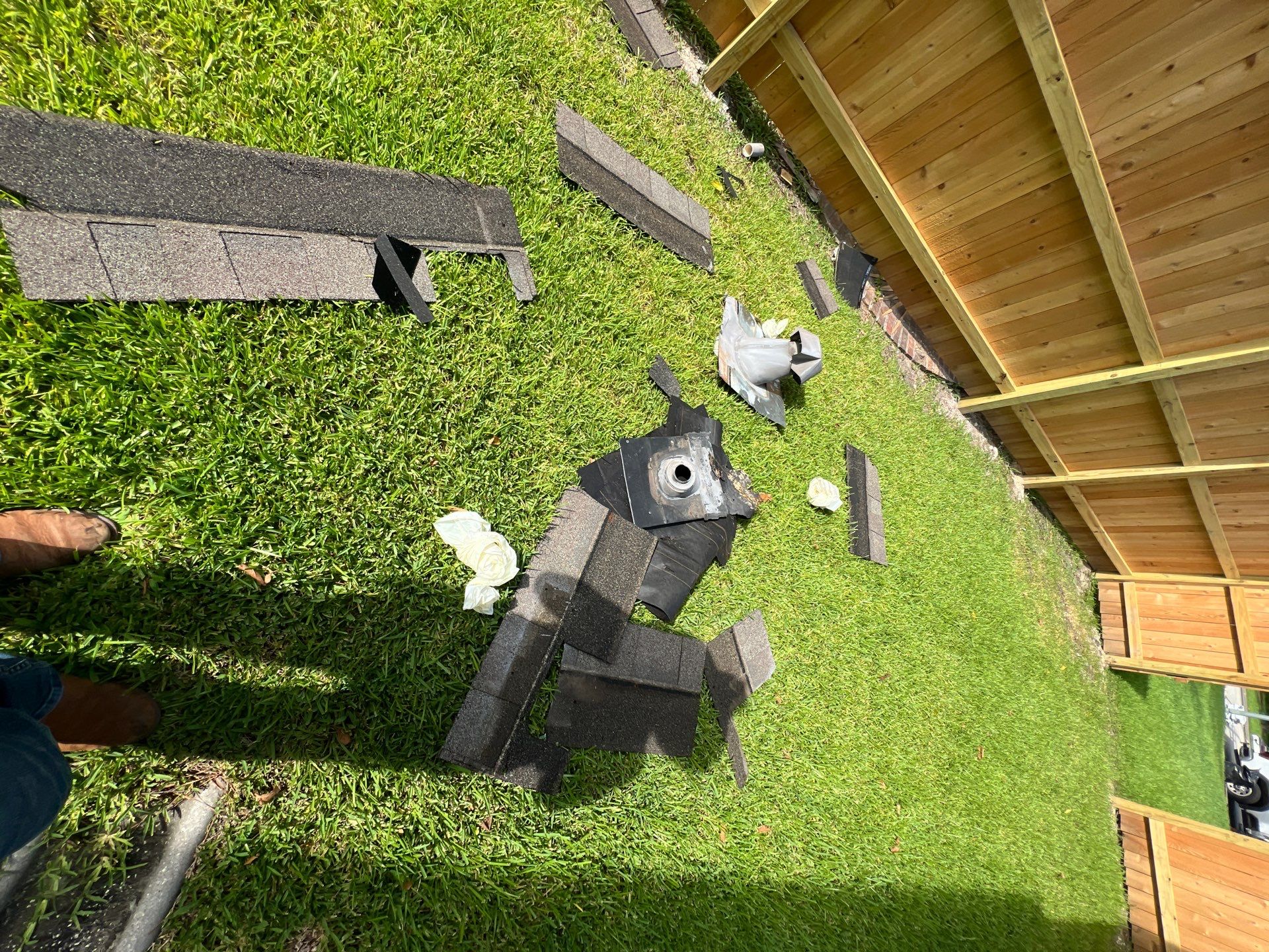 Hail Damage using Owen's Corning Duration (Lifetime) Shingles by Roof Repair Company