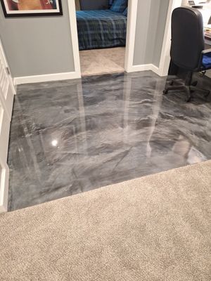 Metallic Epoxy Floor – High-Gloss, One-of-a-Kind Finish