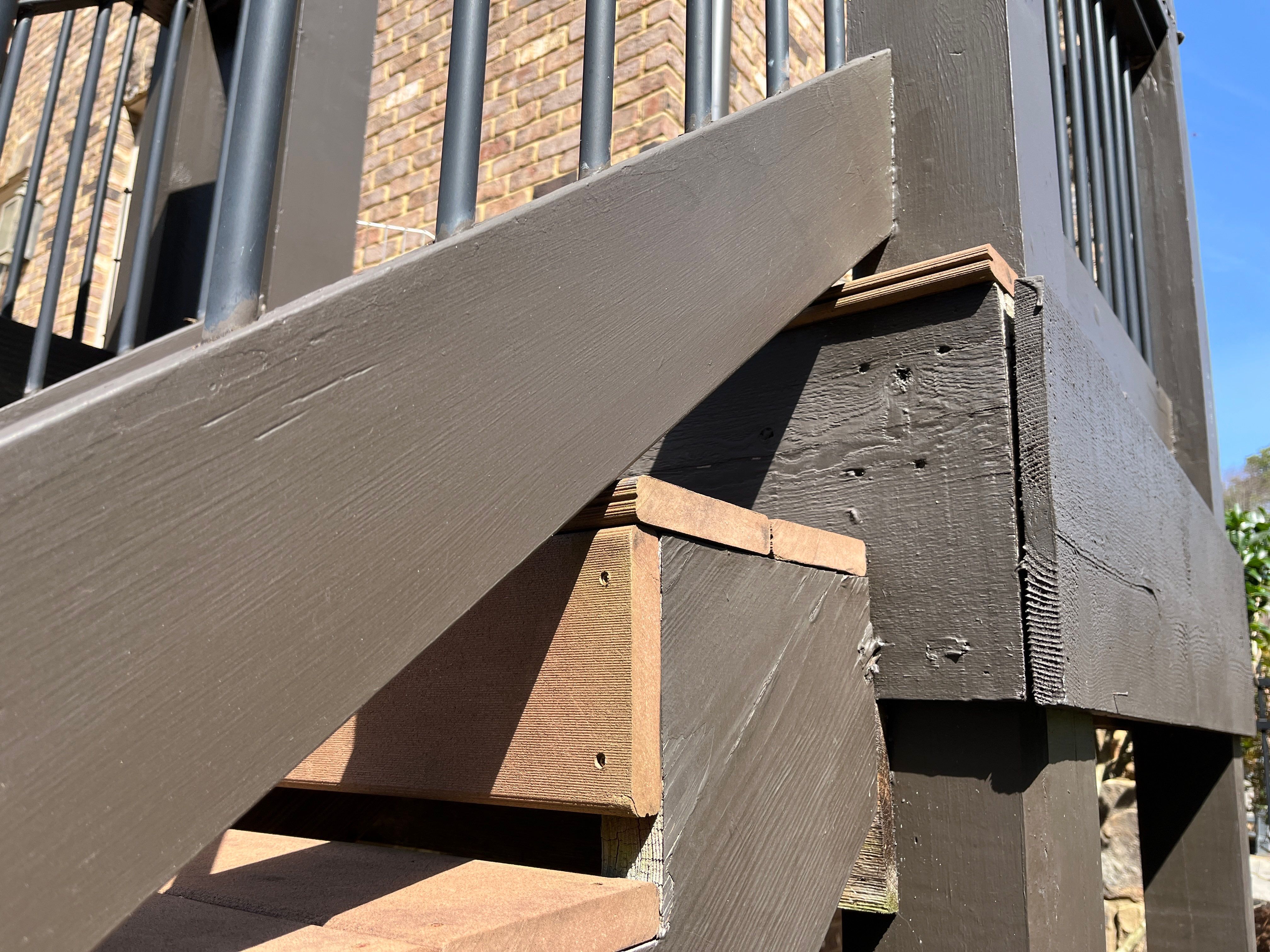 Trex Deck Resurface with New Railing in Atlanta, GA by Nelson Exteriors