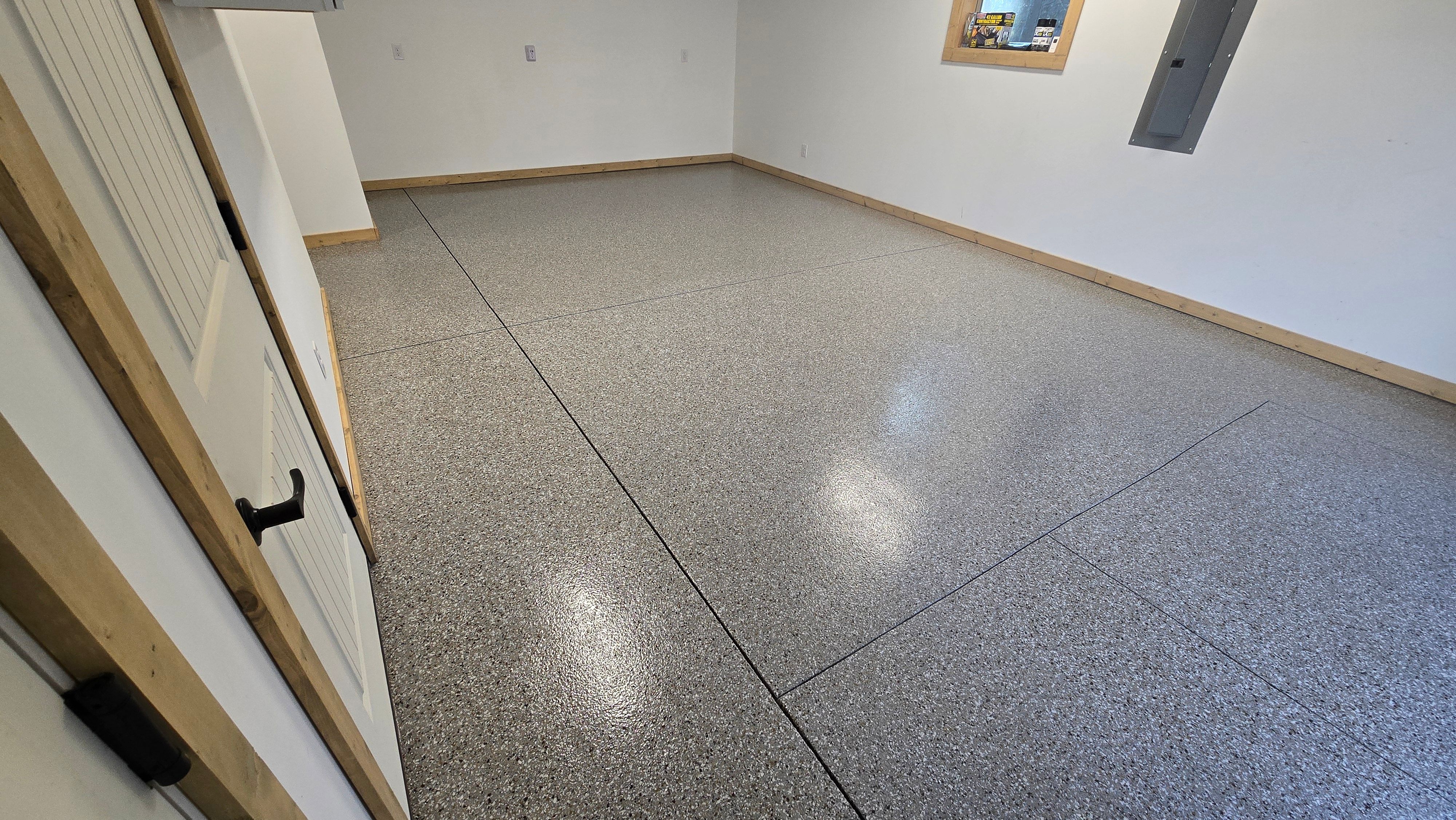 Garage using Creekbed by Elite Floor Solutions
