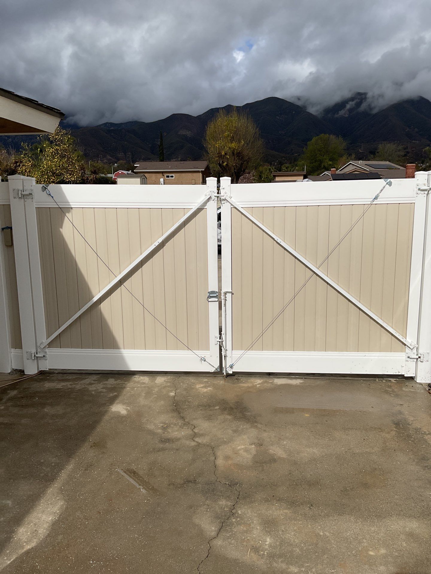 Fence Repair using Vinyl by Fence Guys Inc. 