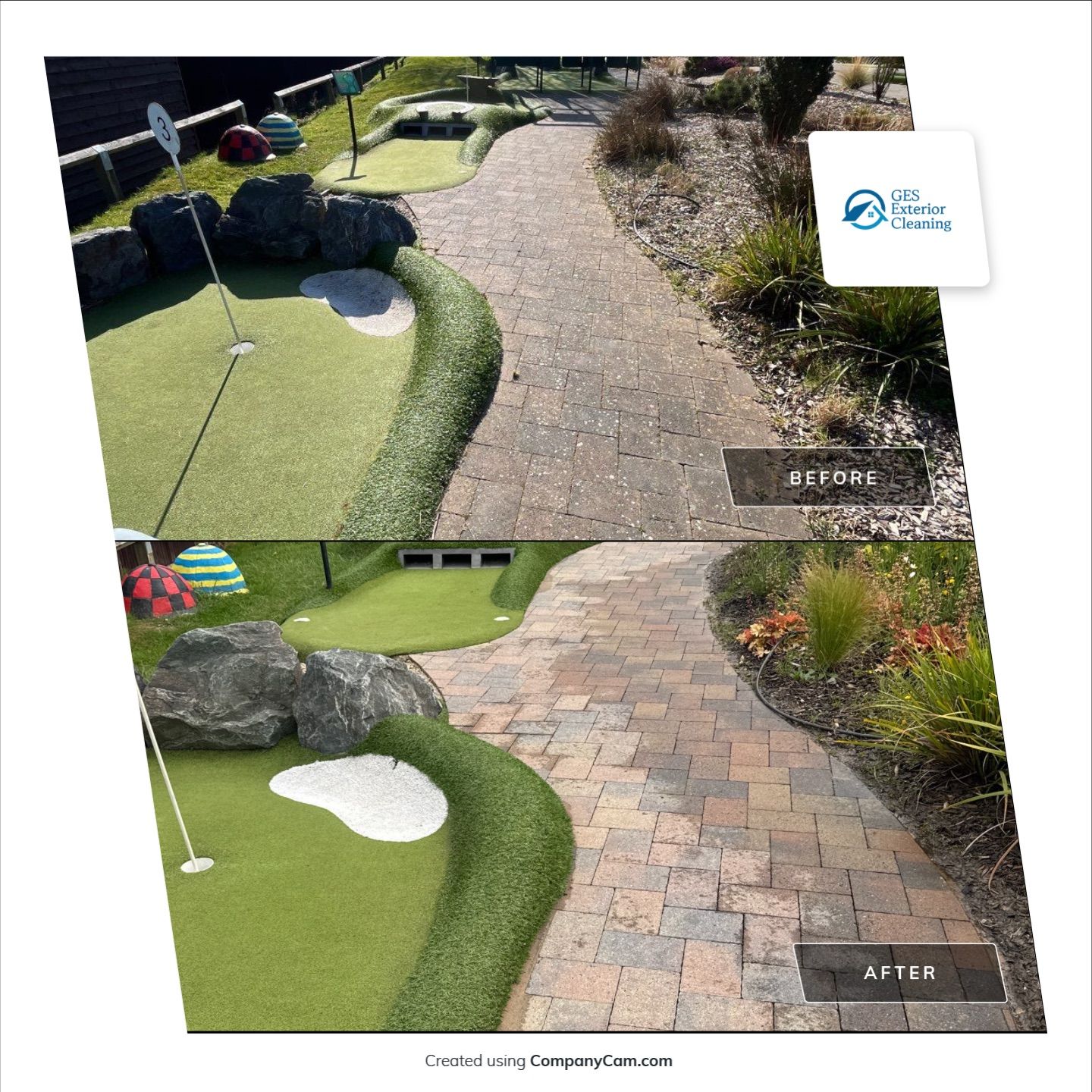 Adventure Golf Course Clean by Ges Exterior Cleaning ltd