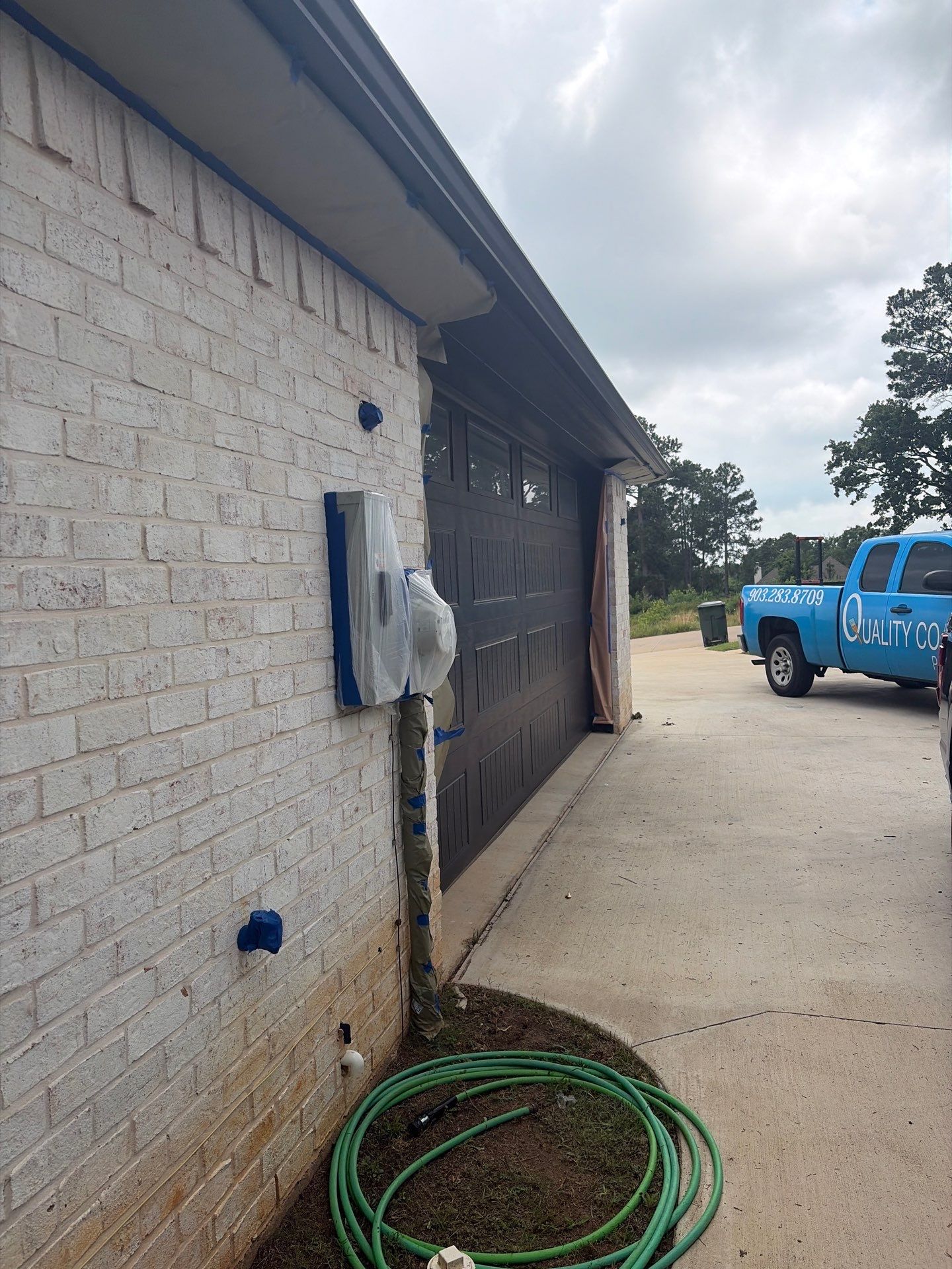 Bright Brick Repaint in Tyler, TX by Quality Coats Painting