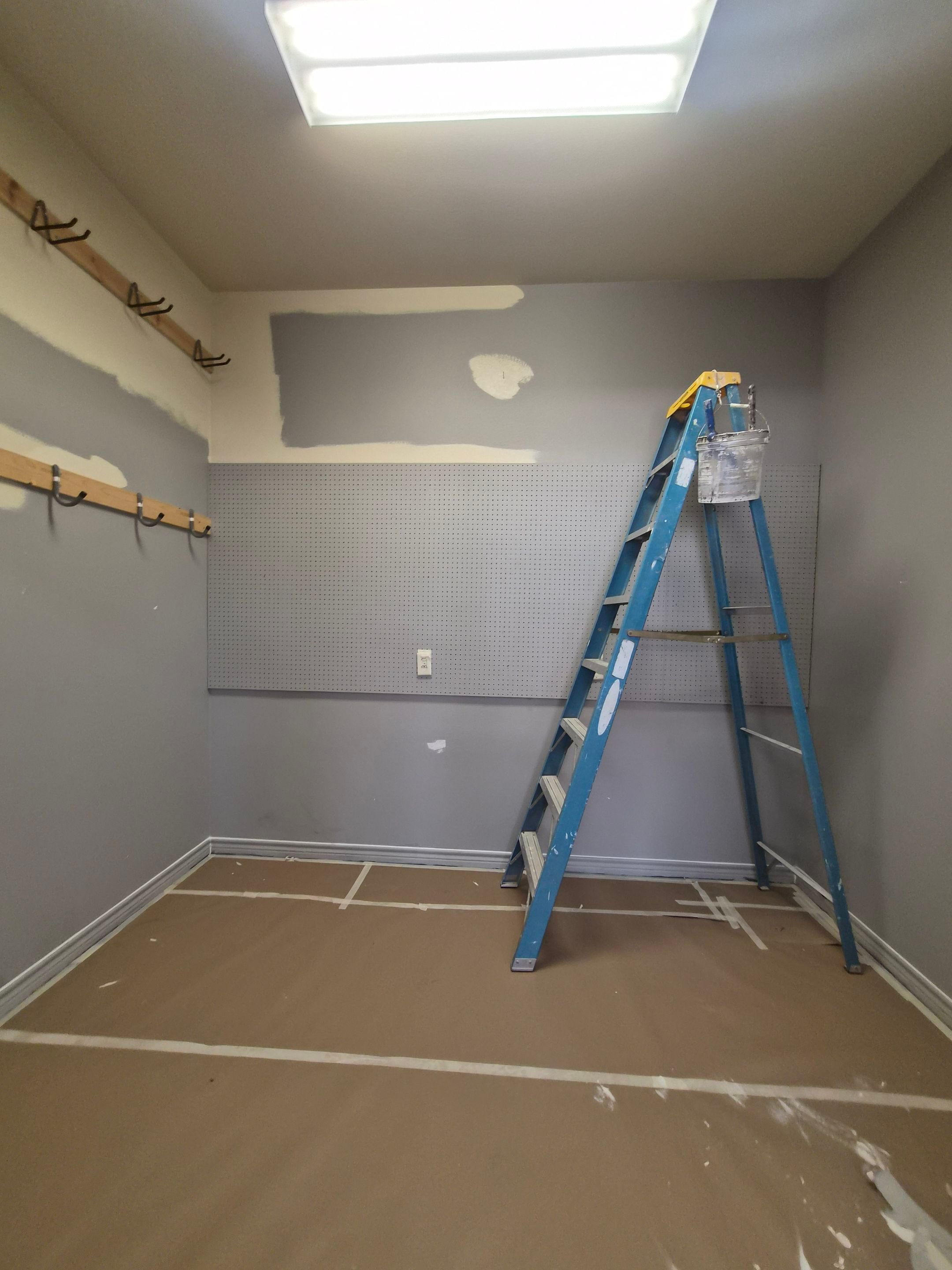 Detail Work in Garage & Utility Room, Tyler TX by Quality Coats Painting