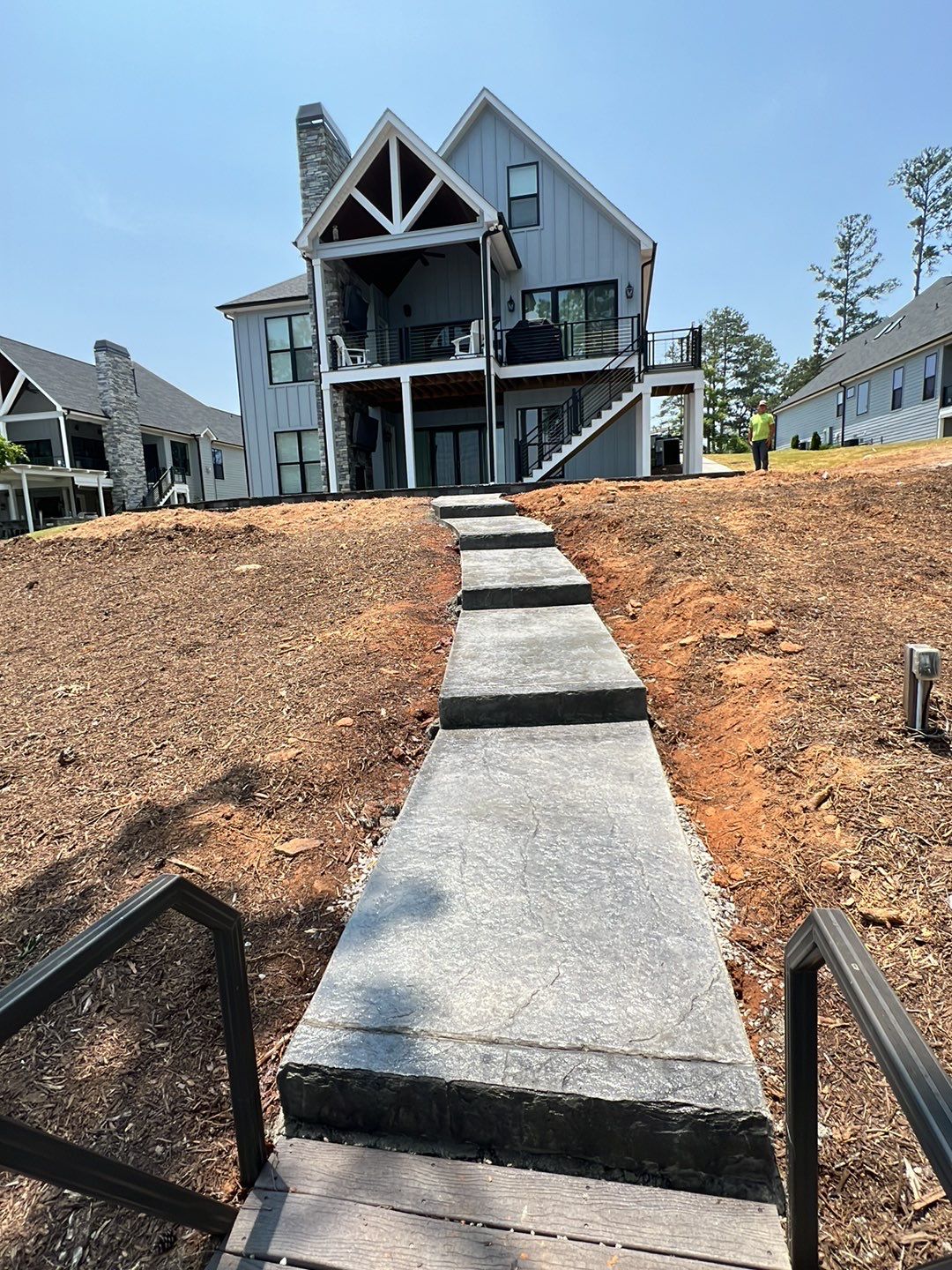 Stamped Concrete Patio by Xtreme Concrete Services