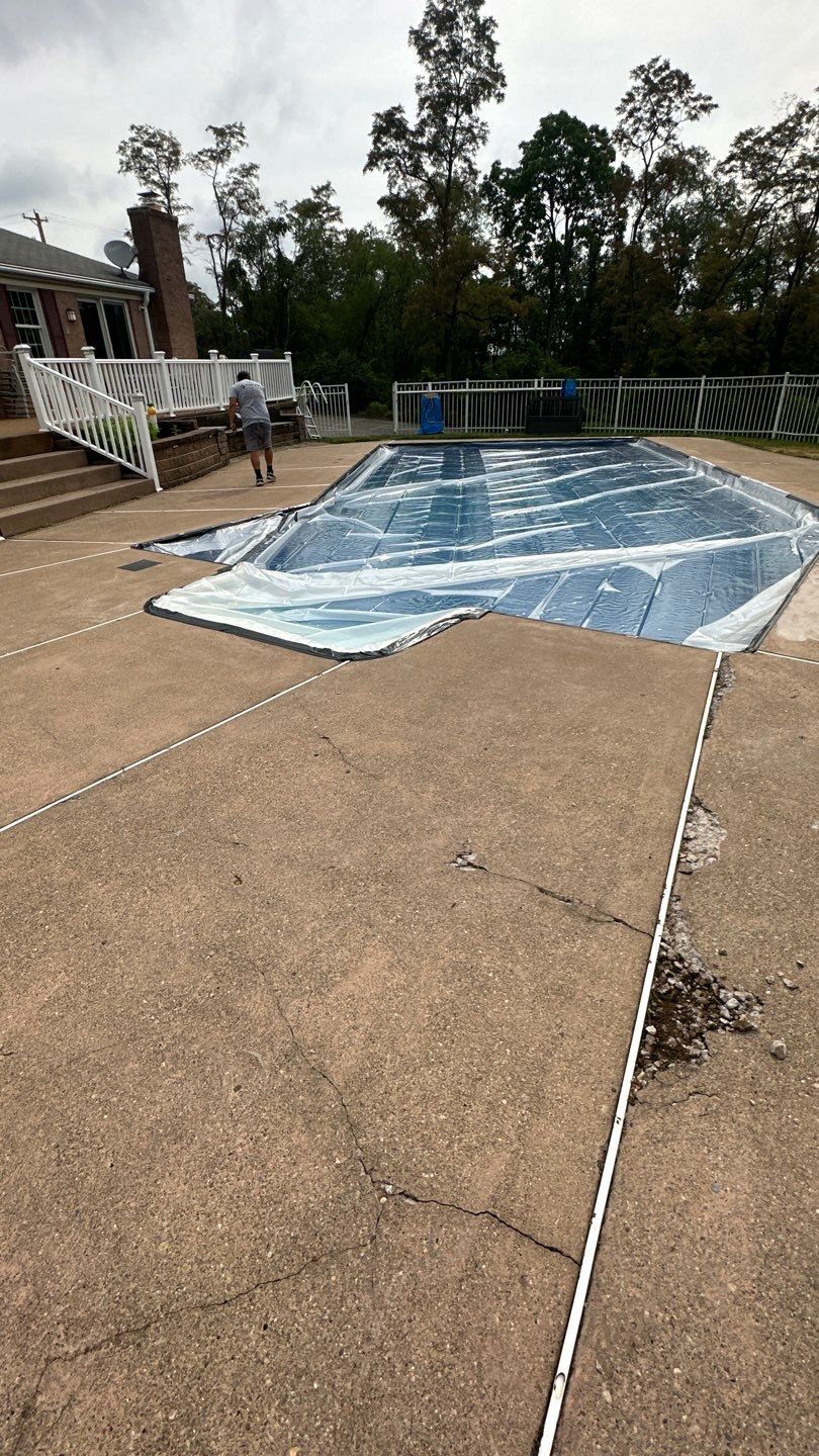 Pool Deck Project in Monroeville by Floors in a Day, Inc