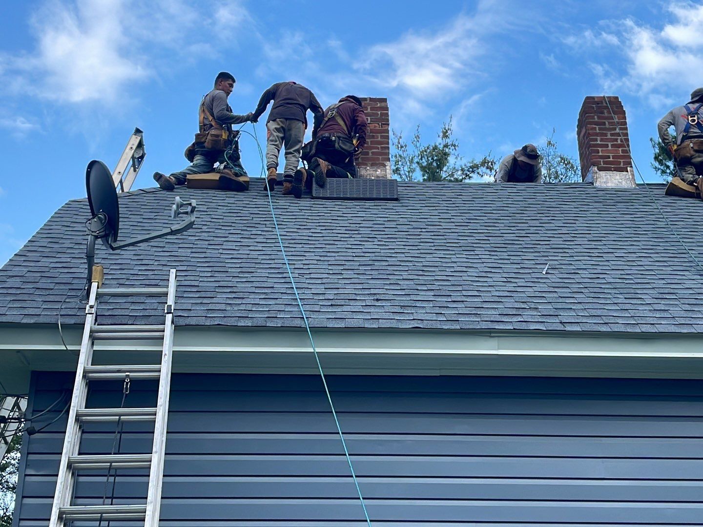 Residential Roofing Installation using GAF Timberline HDZ by Sensible Home Solutions