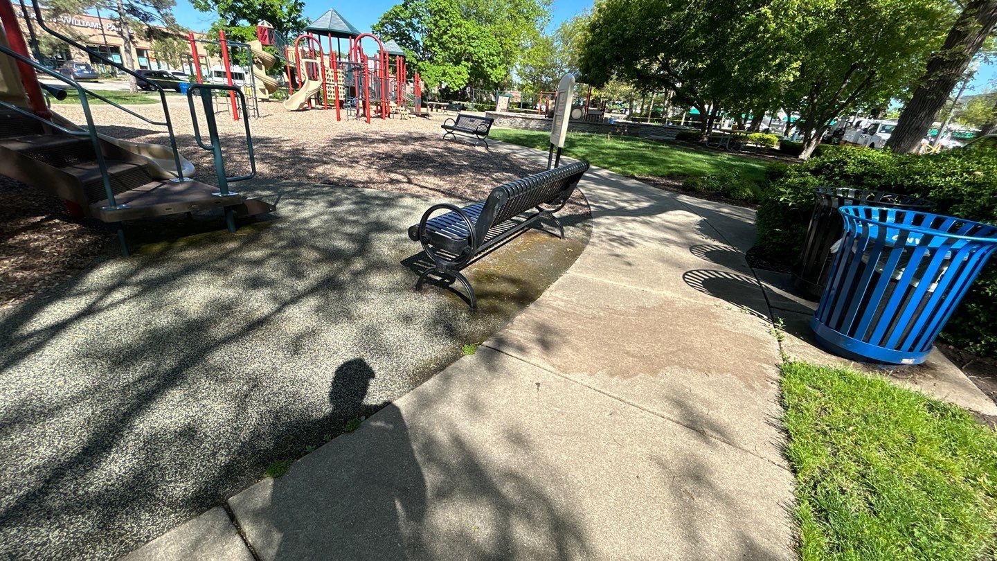 Playground cleaning by Northern Power Washing LLC.