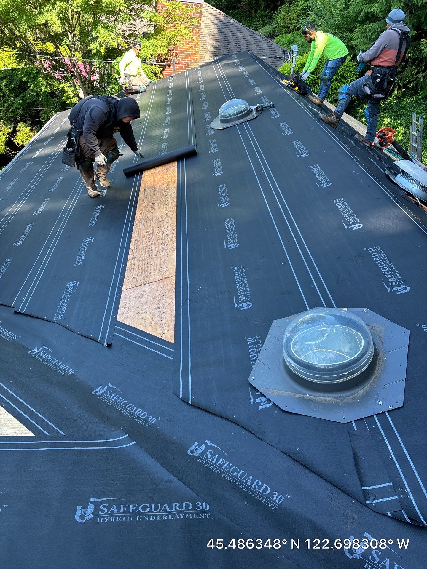 Project in Portland by Tom Leach Roofing