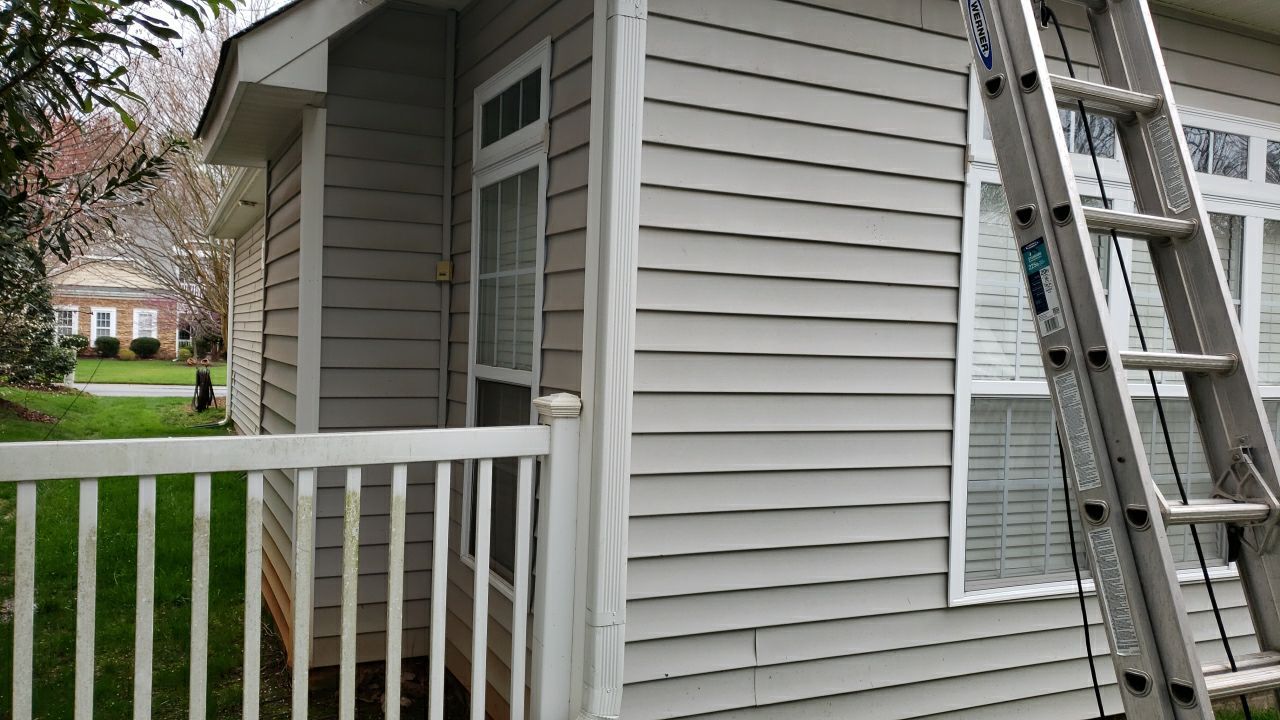 House Wash using cleaner by Power Wash Masters LLC
