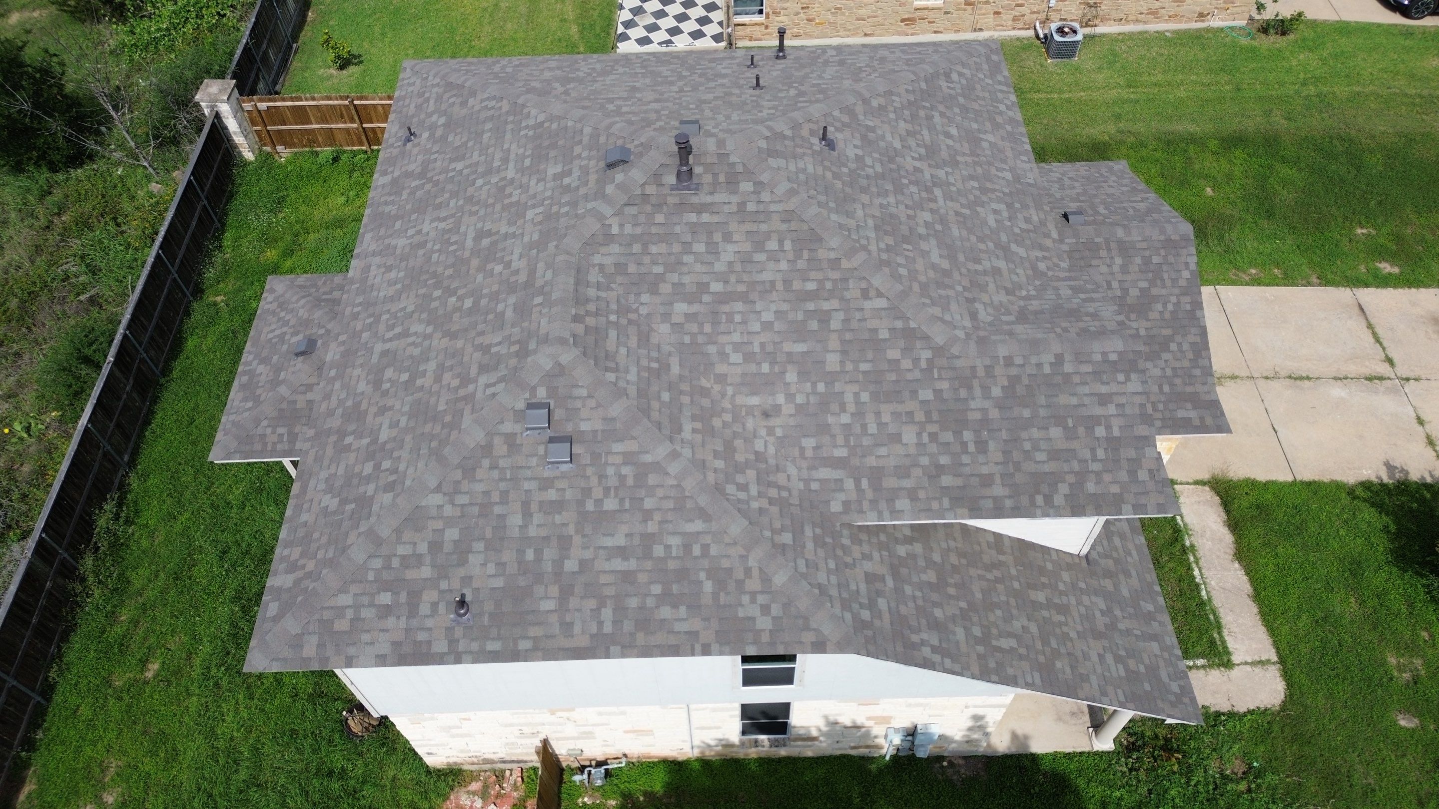 Roof Replacement in Round Rock, TX | Owens Corning Oakridge Driftwood Shingles by Kstylez Roofing & Construction