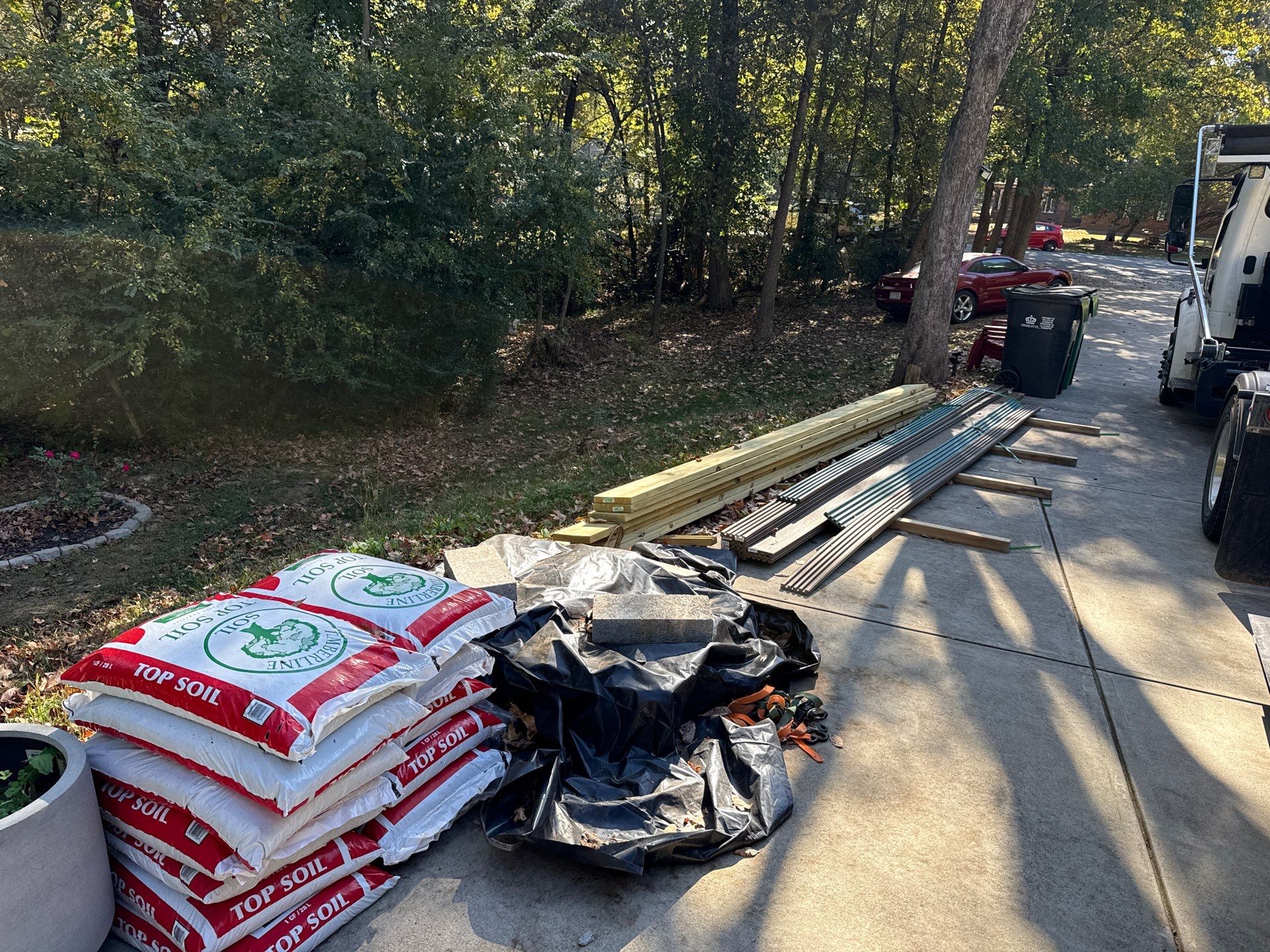 Project in Charlotte by Badger Hauling