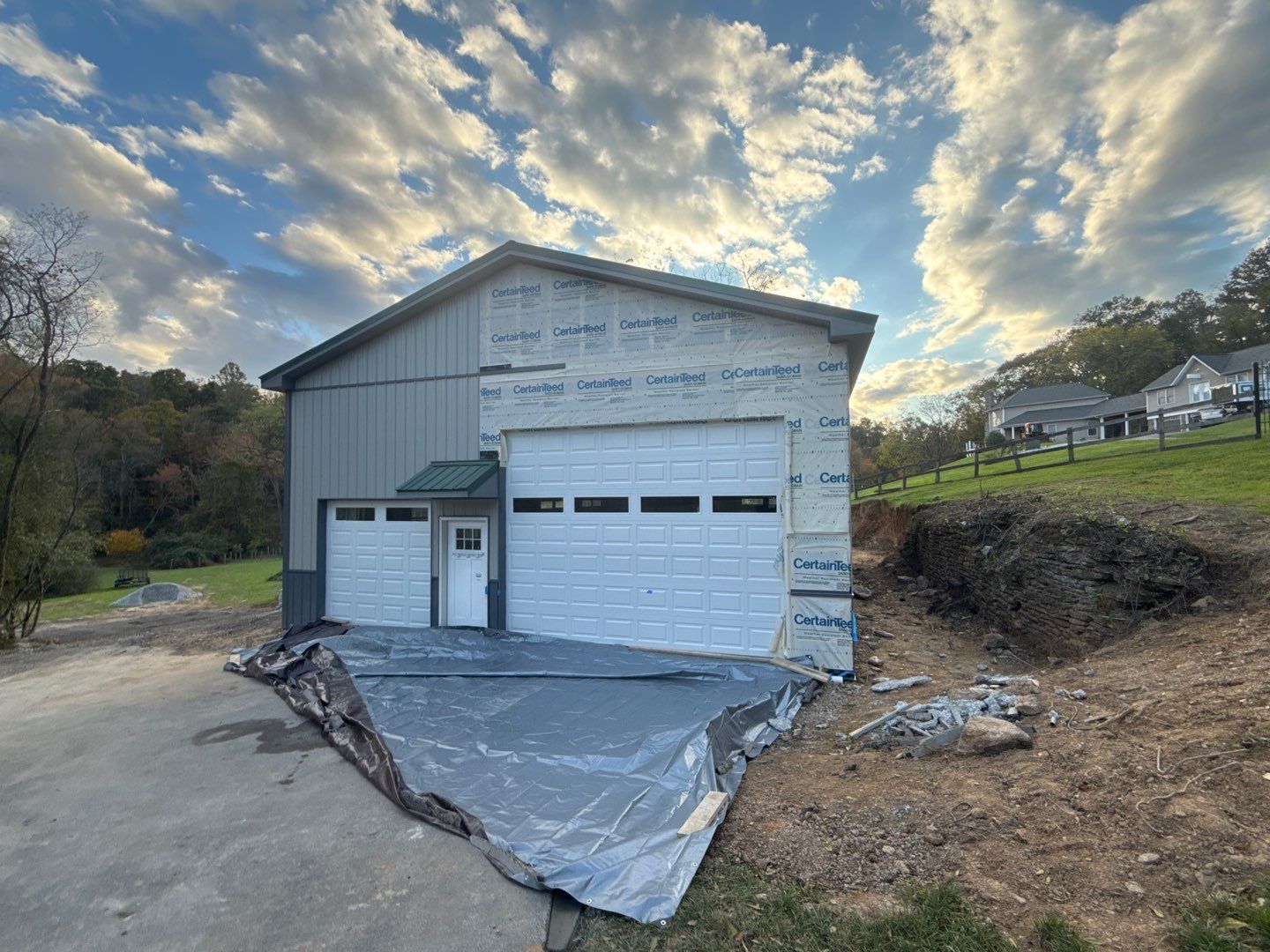 Large Garage Build by Bec Construction Llc